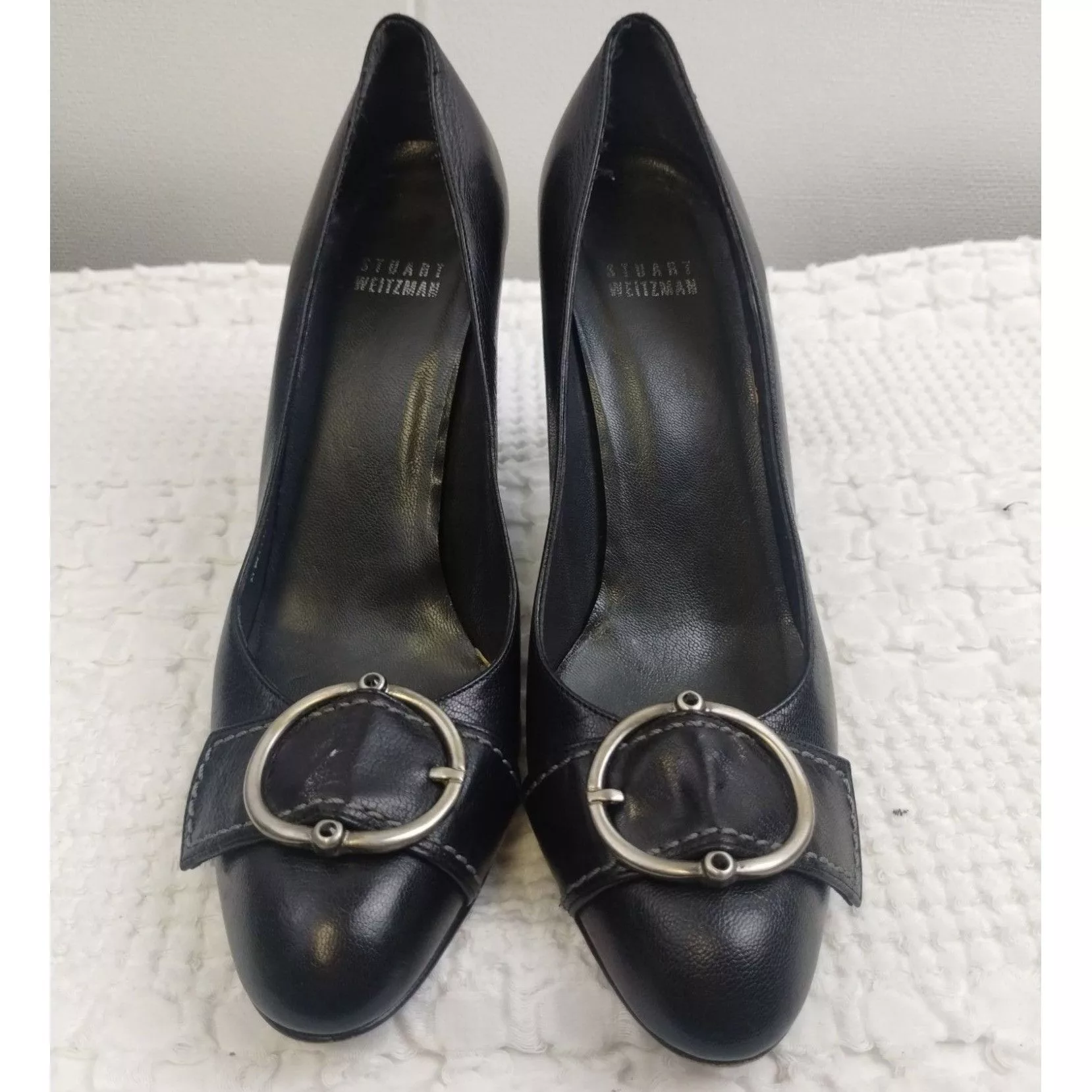 Stuart Weitzman Heels Stuart Weitzman Women's Black Shoes/Heels Size 7.5 SKU 2986