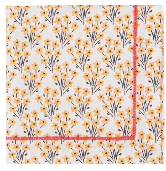 Bouquet Cocktail Napkins 4 set
