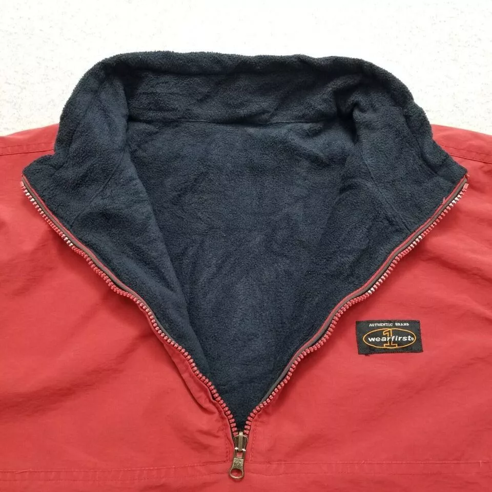 Other Bombers Other Wearfirst Jacket Mens XL Red Full Zip Pockets