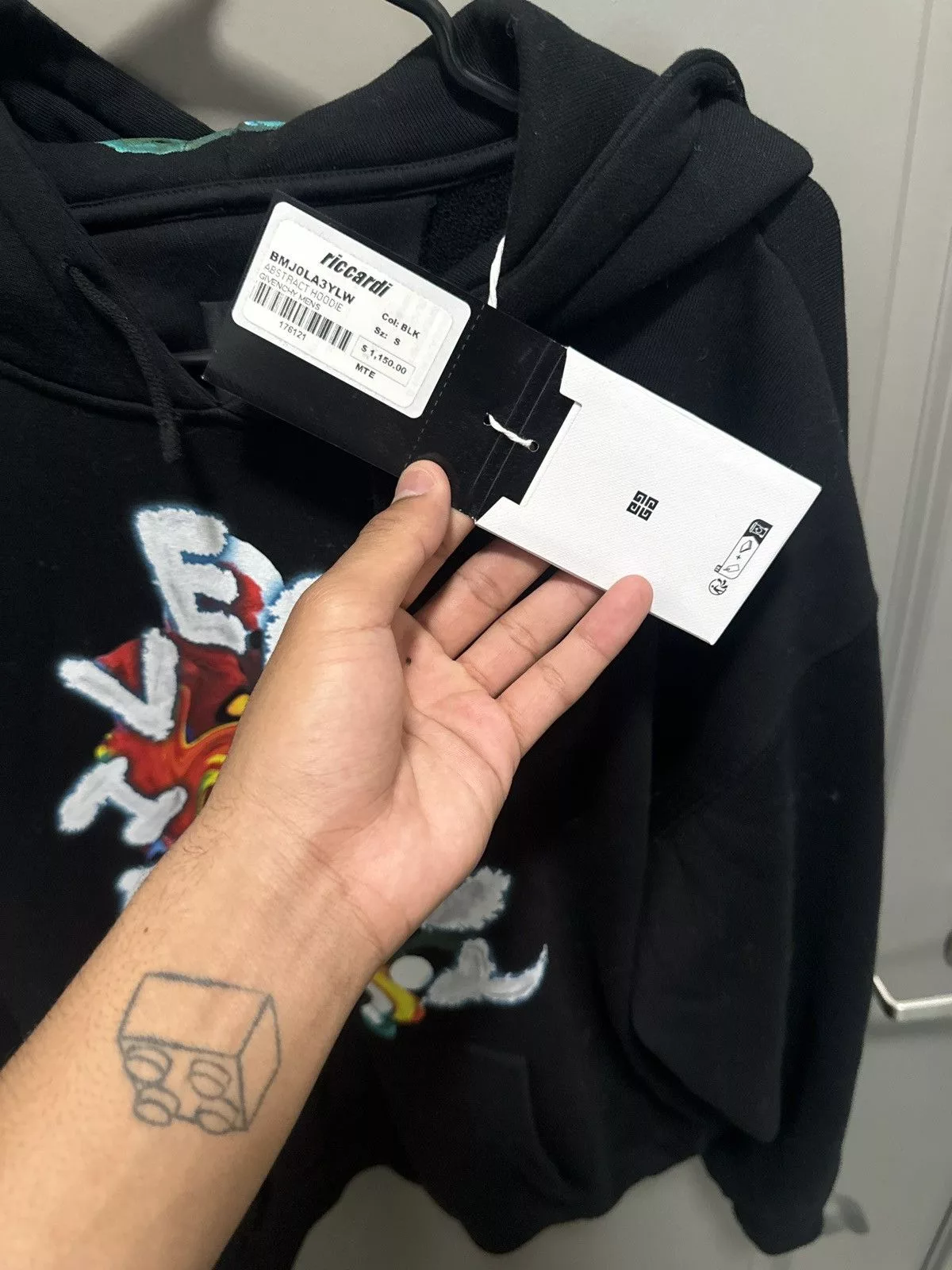 Givenchy Sweaters Knitwear Givenchy Abstract Hoodie Black