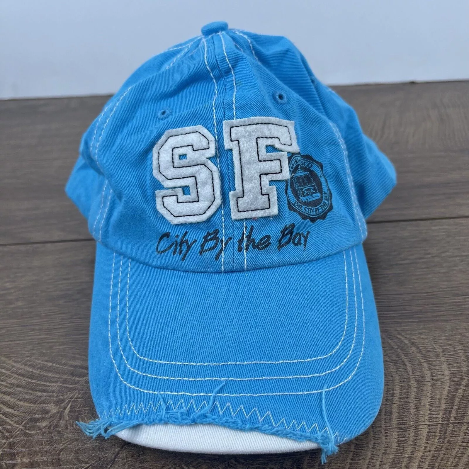 Other Hats Other San Francisco Hat City by the Bay Hat Blue Cap Adjustable Bl