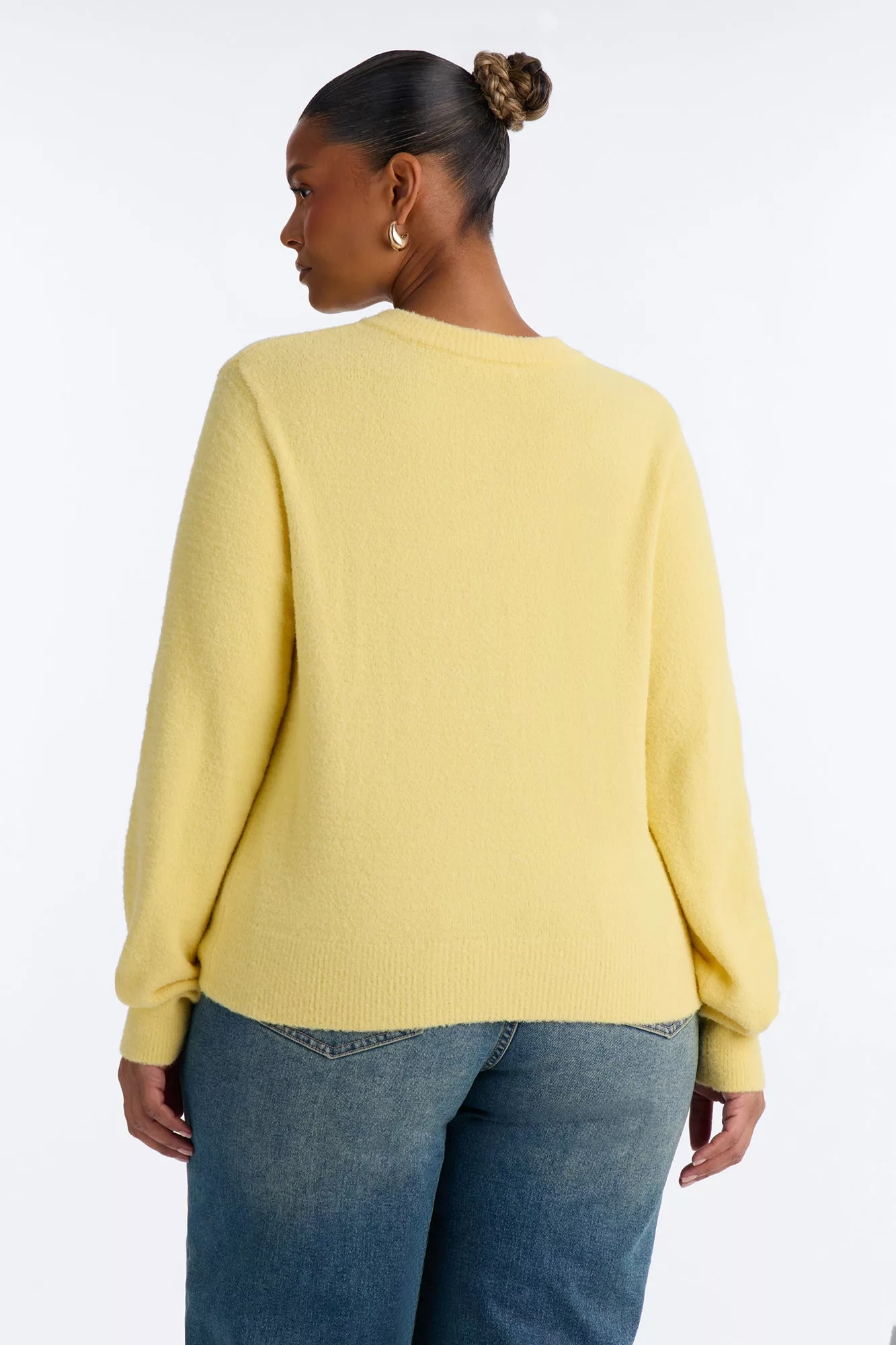 Cozy Feels Cardigan - Butter Yellow
