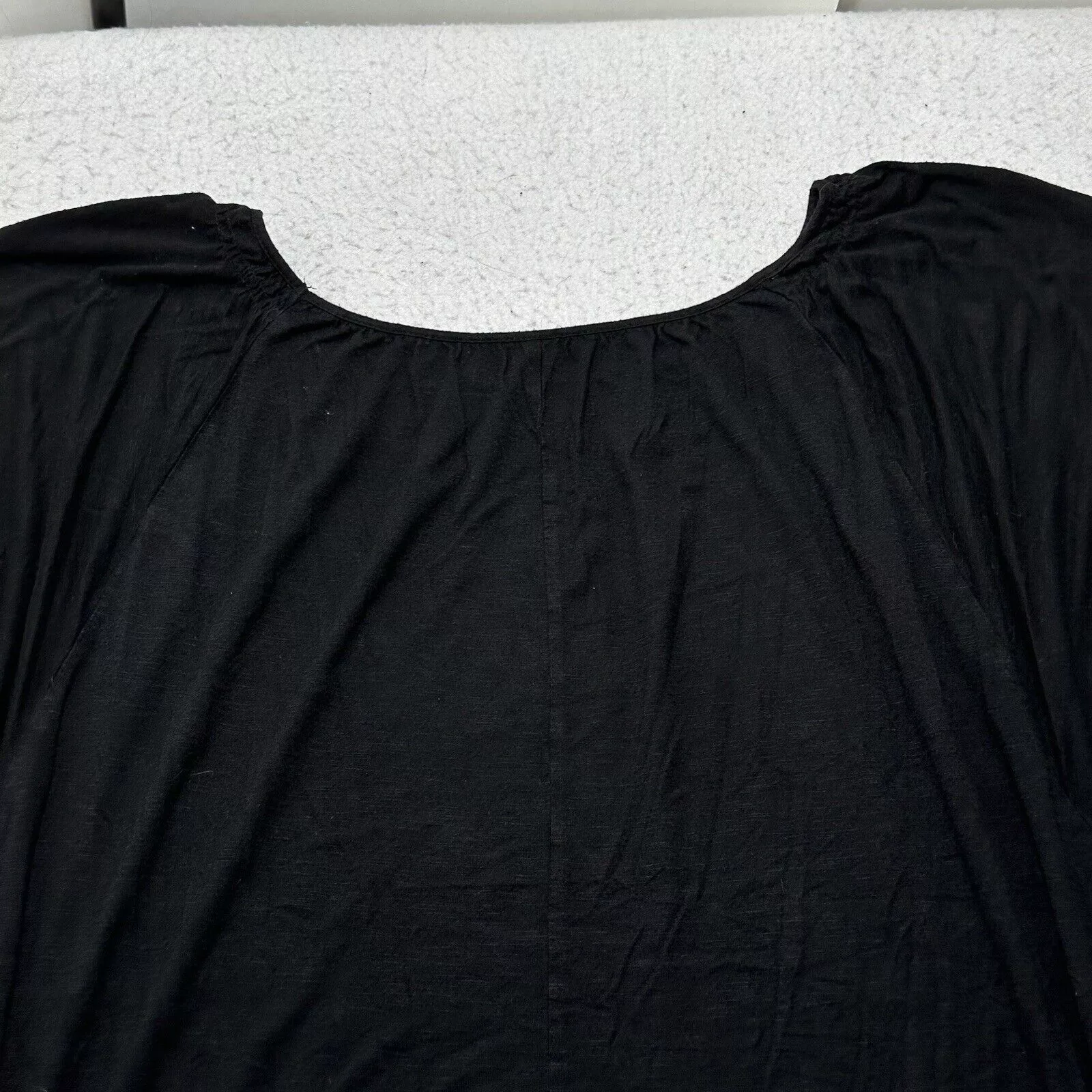 Loft Short Sleeve T Shirts LOFT Large Black Short Sleeve Pullover TShirt Lightweight