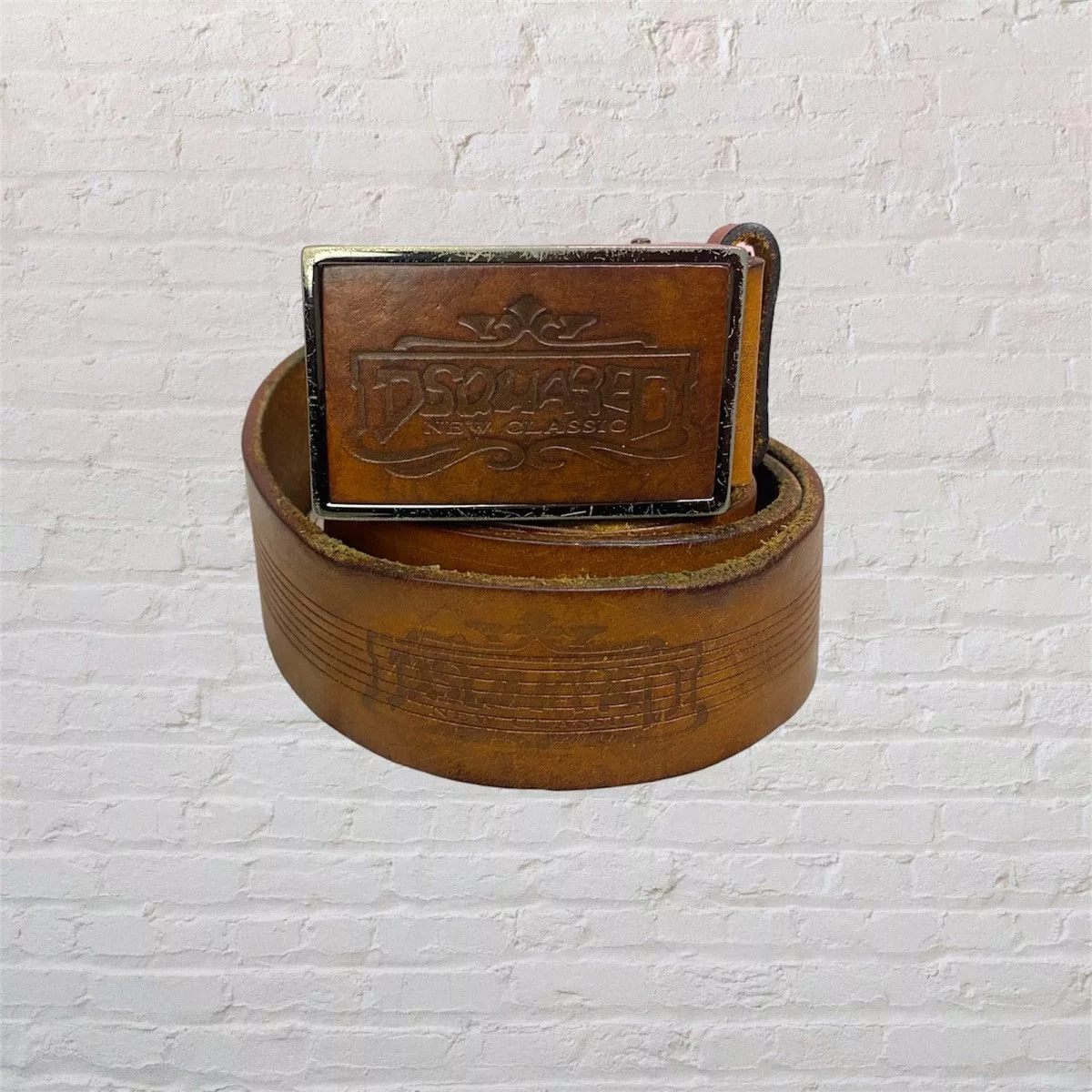 Dsquared2 Belts Dsquared2 × Vintage Dsquared new classic leather belt Brown