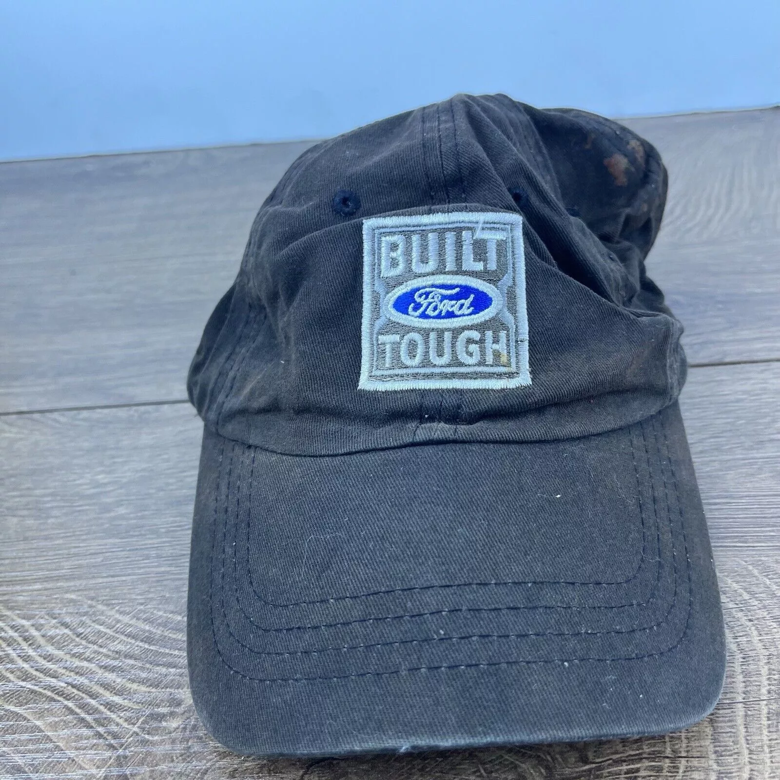 Ford Hats Ford Hat Built Ford Tough Hat Brown Cap Adjustable Brown Adu