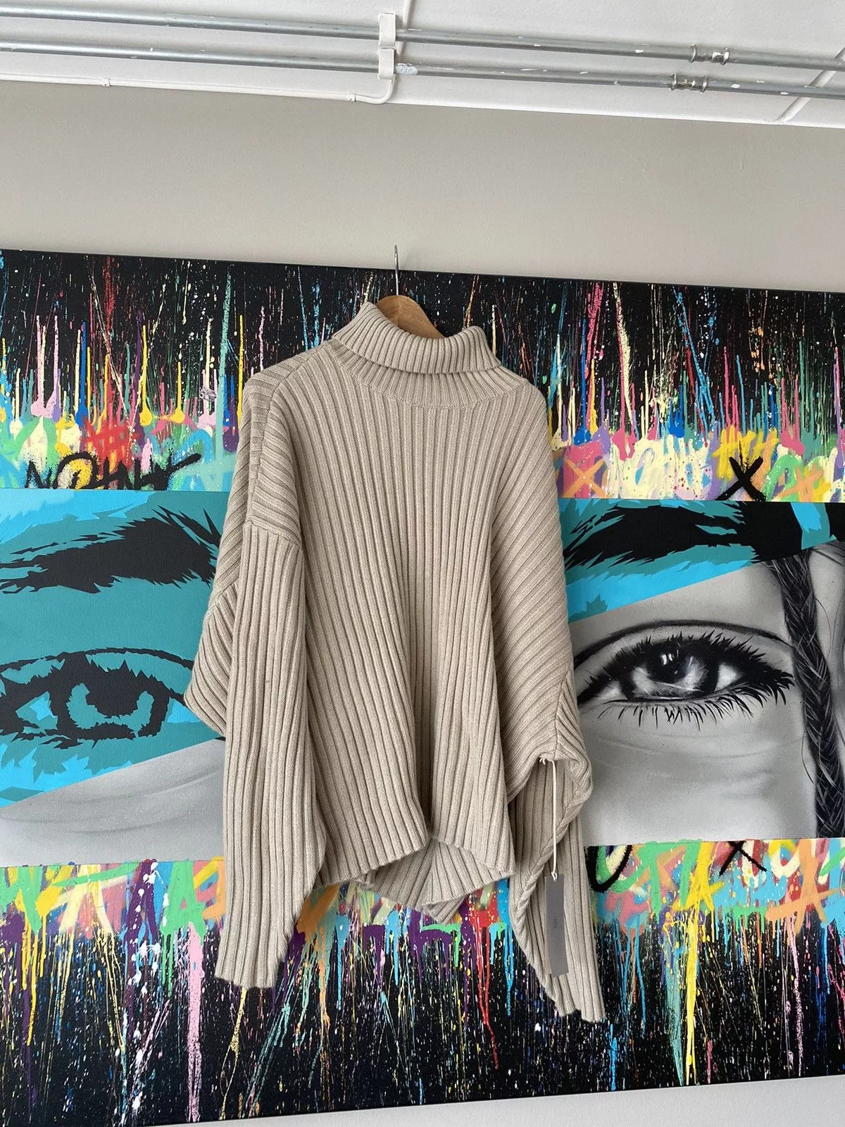 Essentials Sweaters Knitwear Essentials Fear Of God Turtle Neck SWEATER Beige
