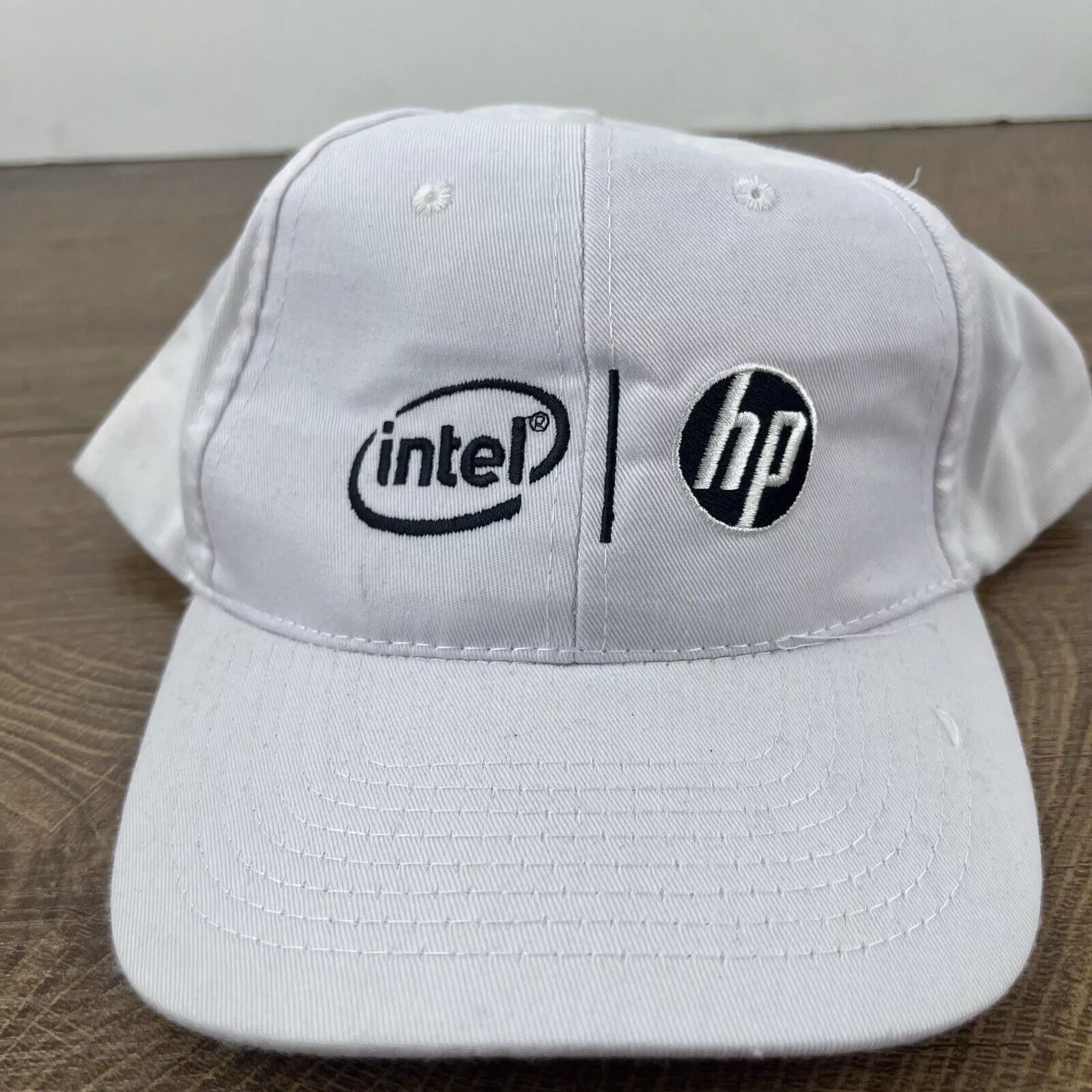 Other Hats Other Intel HP Hat Baseball Adjustable Hat White Adjustable Hat Ad