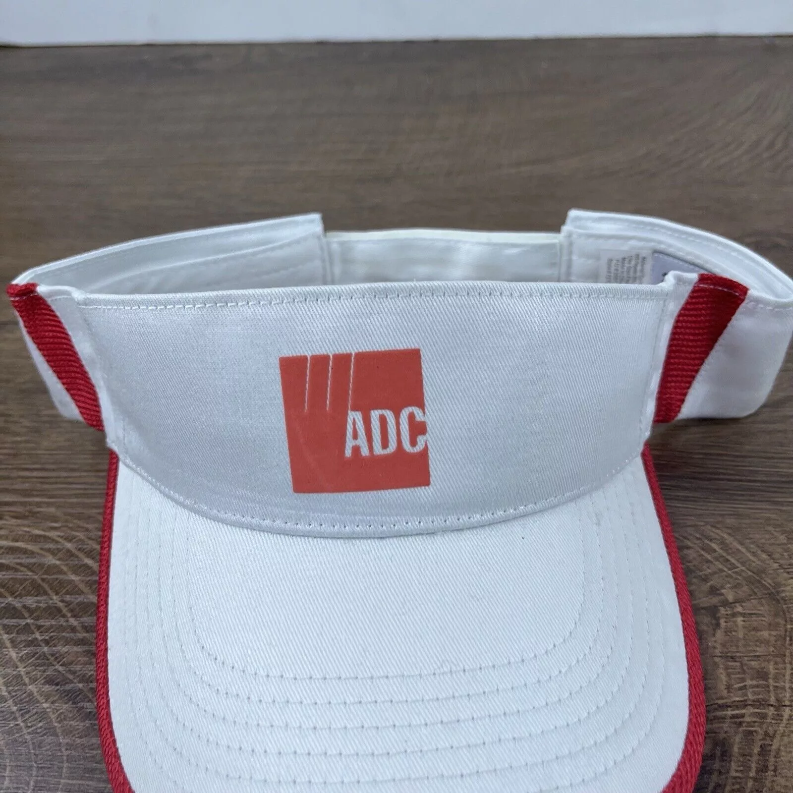 Other Hats Other ADC W Visor Hat White ADC Cap Hat Adjustable Hat White ADC A
