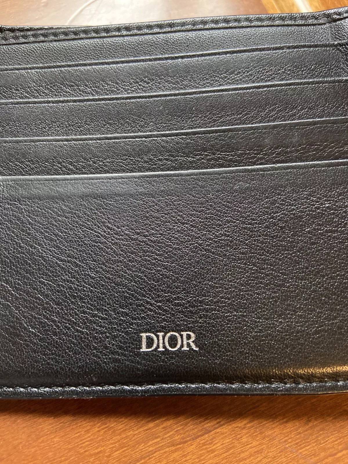Dior Wallets Dior Oblique Monogram Wallet Blue