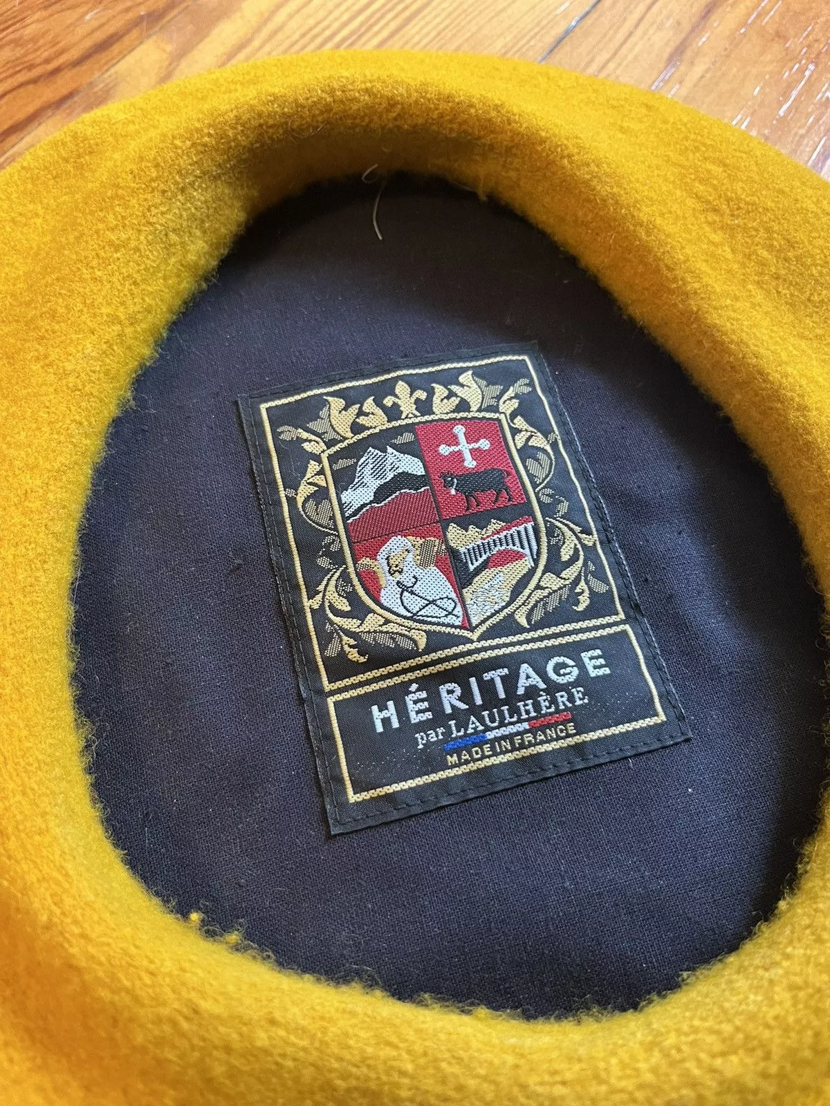 Other Hats Other Authentic Laulhère Béret Yellow