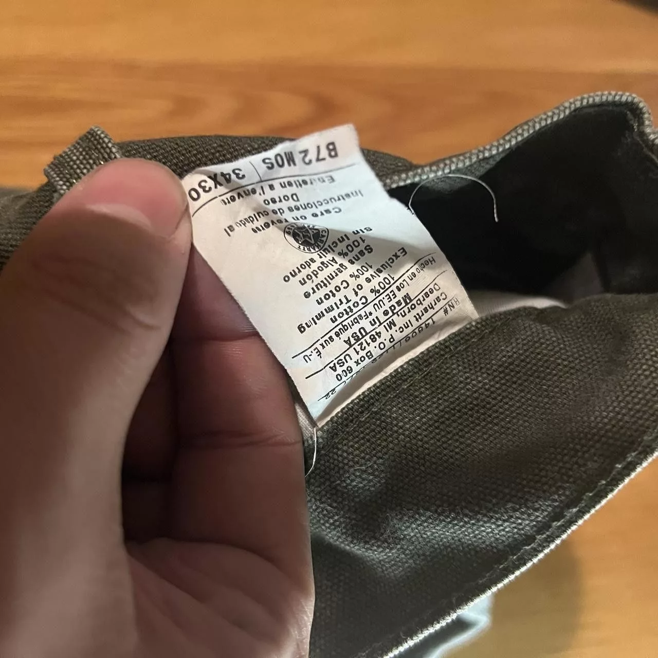 Carhartt Denim 90s B72 Mos Green Carhartt
