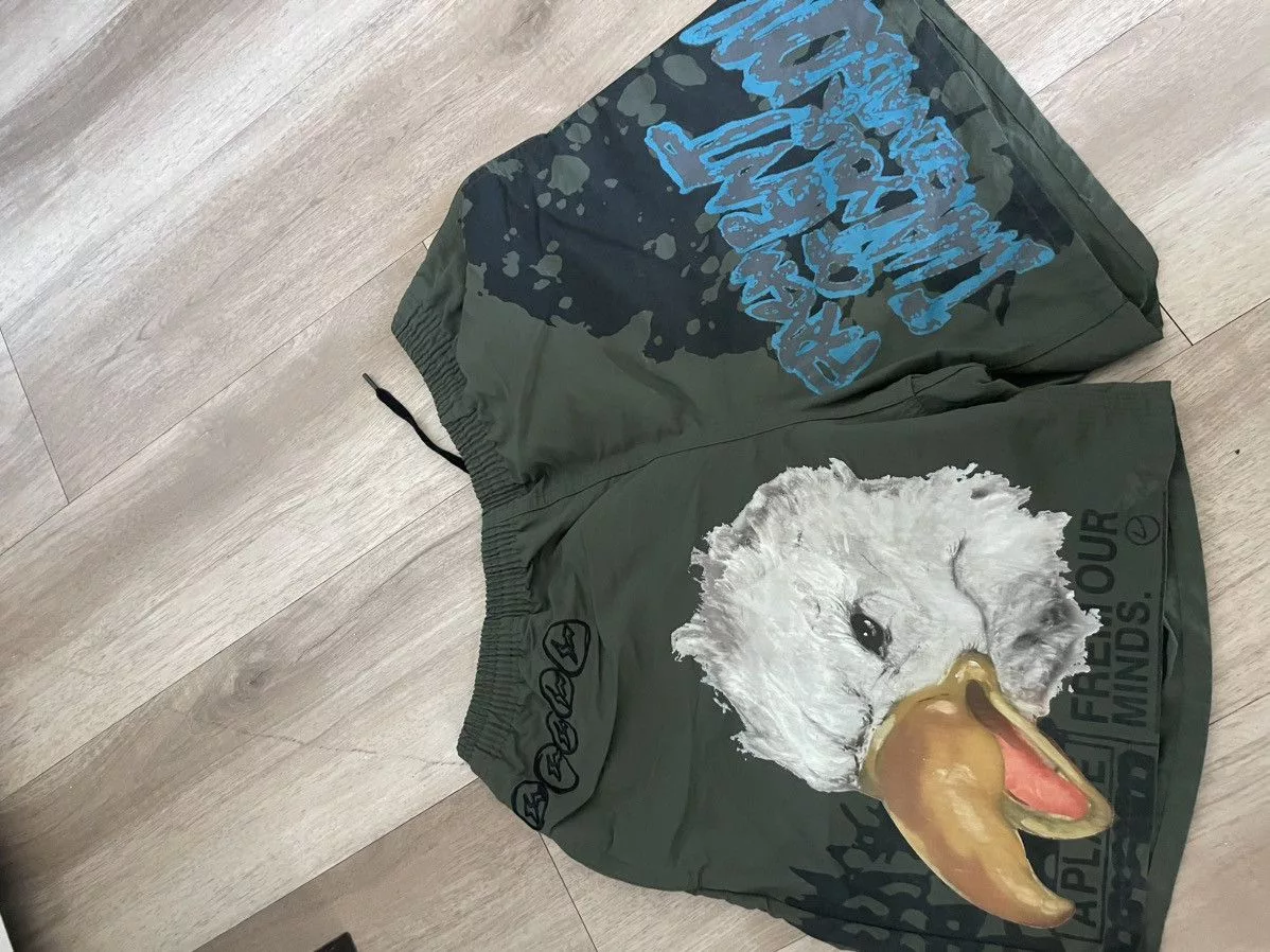 Travis Scott Shorts Travis Scott cactus for fragment imagination short Green