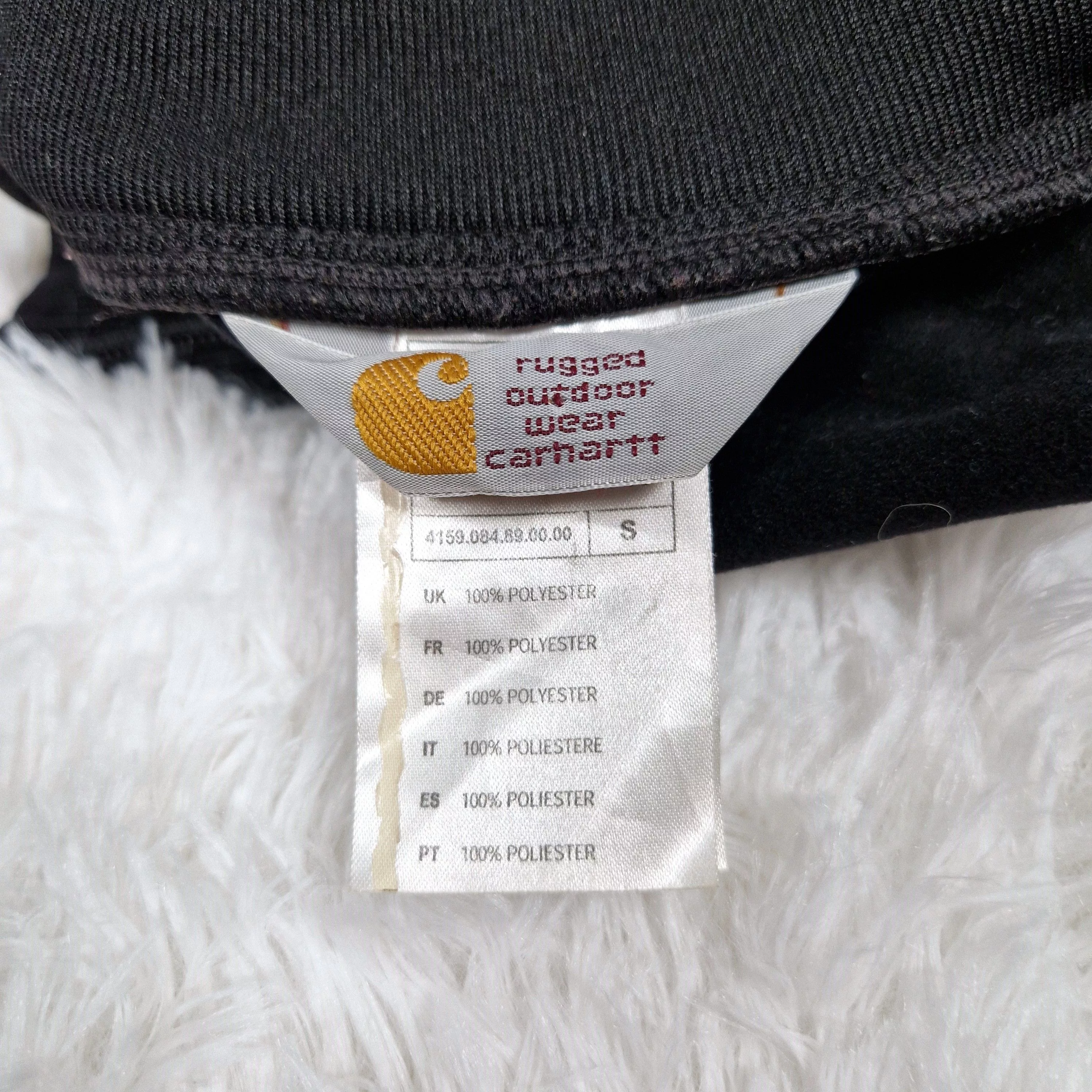 Carhartt Jackets Carhartt Rugged Outdoors Wear Track Sweatshirt Light Jacket Black