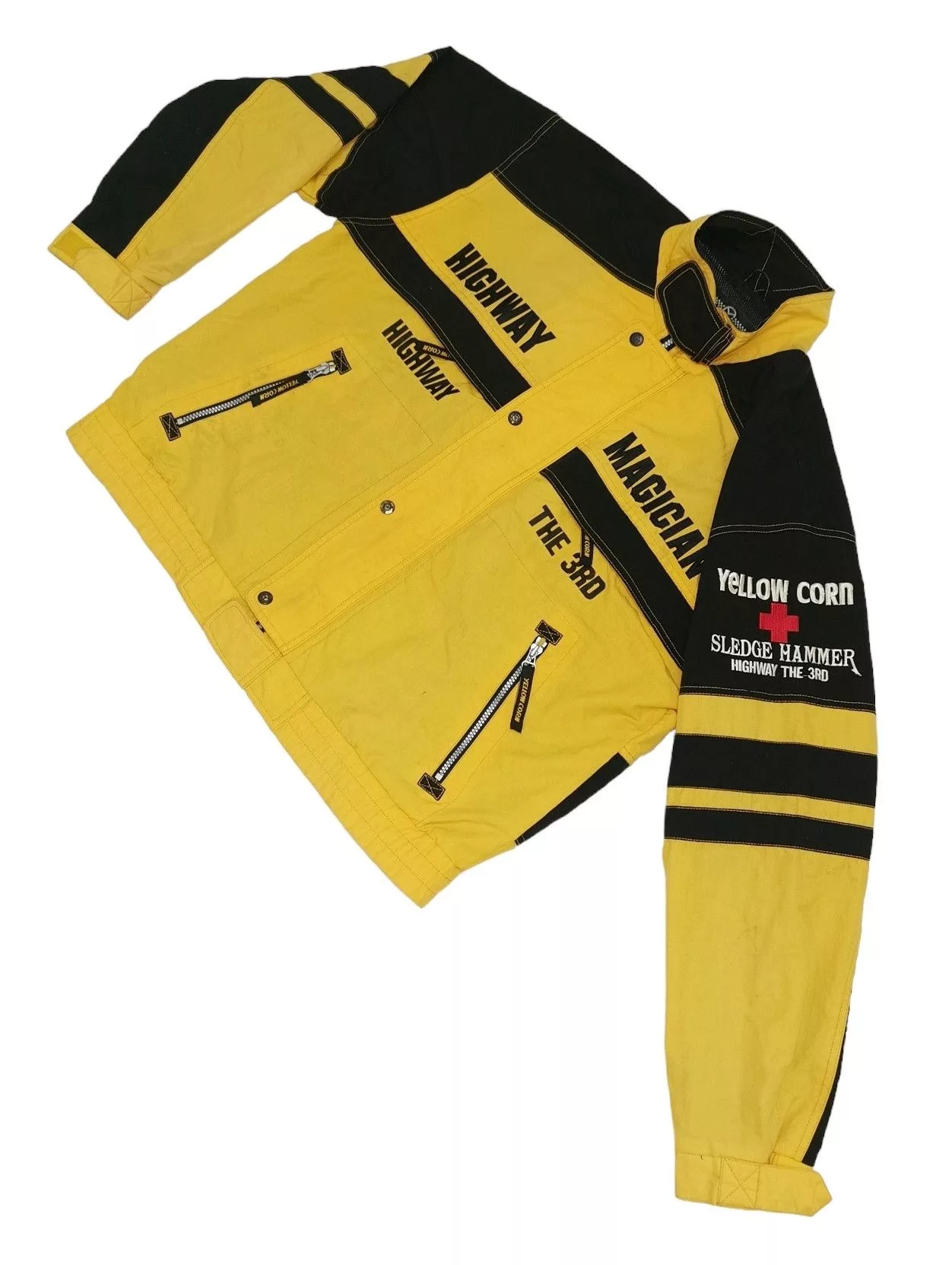 YELLOW CORN Light Jackets Yellow Corn Motor Racing Jacket Workwear
