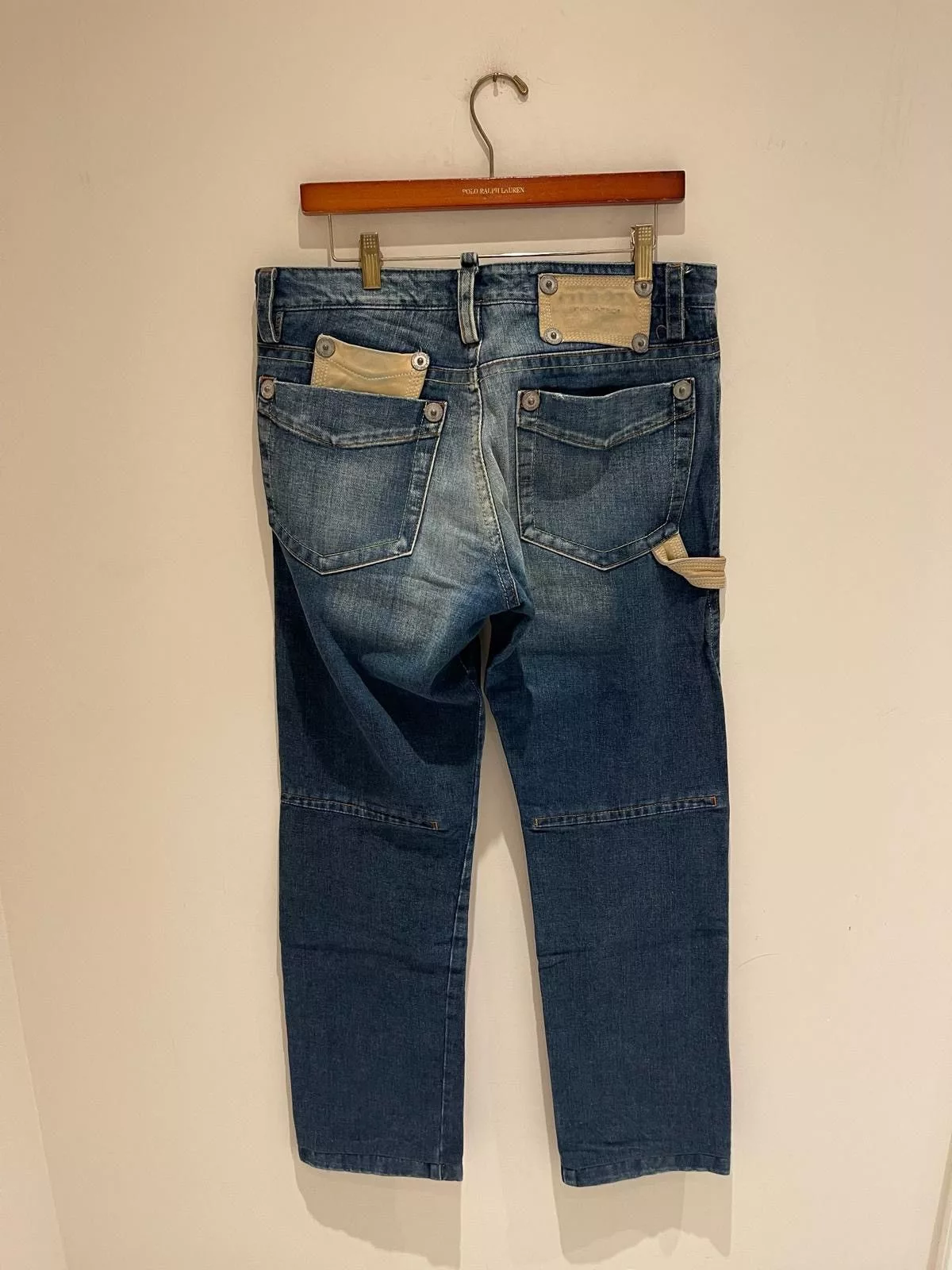 Dsquared2 Denim Dsquared2 Dsquared Vintage Distressed Trousers Blue