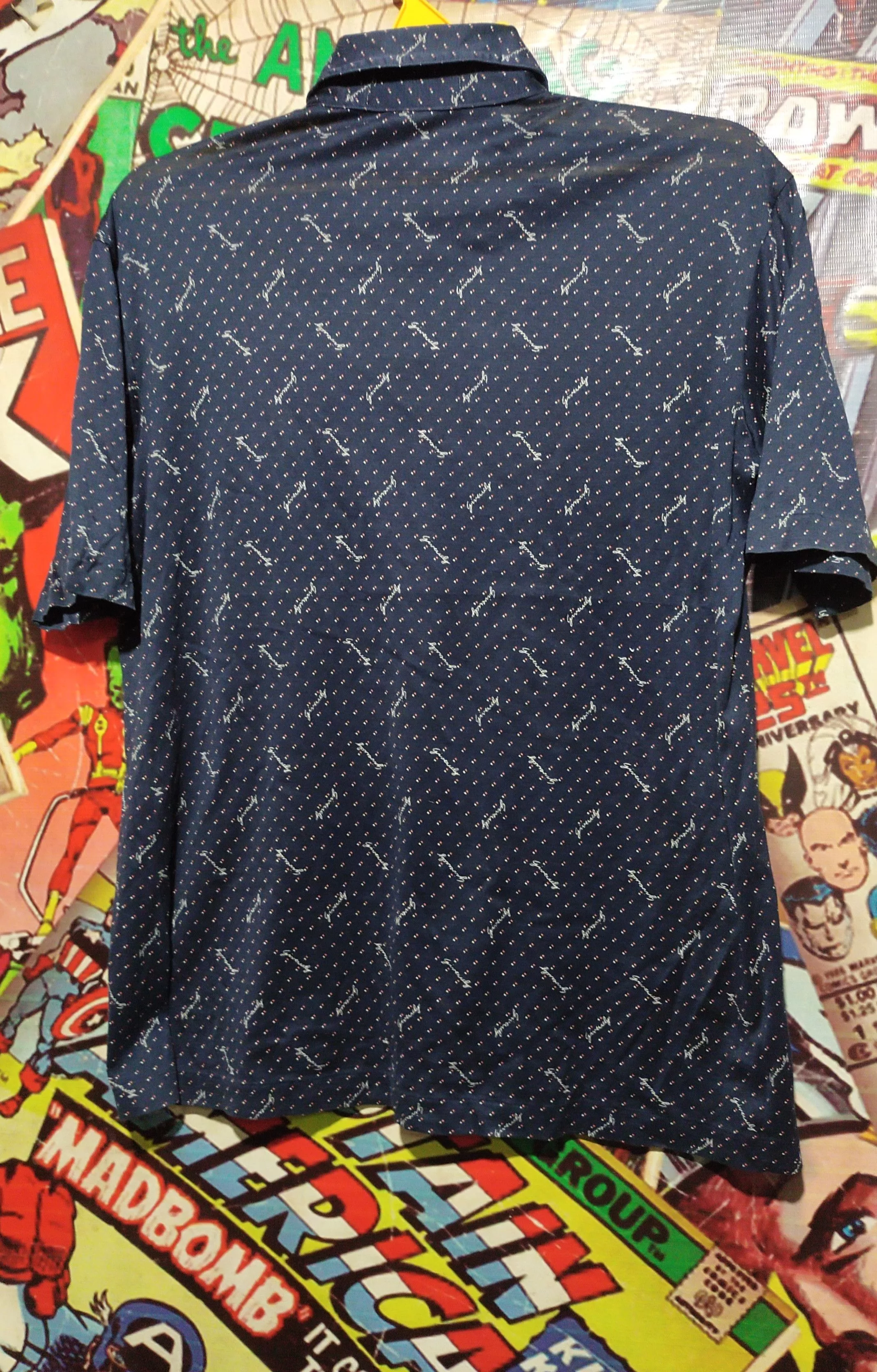 Givenchy Polos VINTAGE X GIVENCHY MONOGRAM POLO SHIRTS Blue