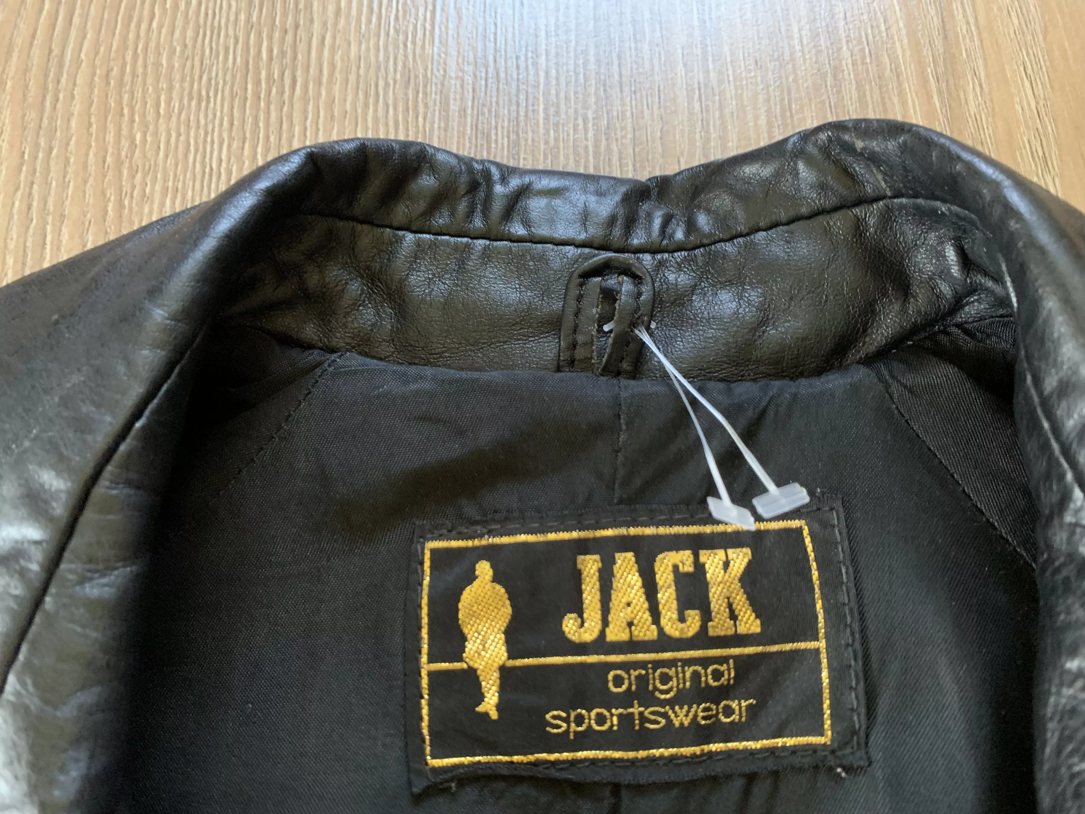 Genuine Leather Leather Jackets Genuine Leather × Vintage Jack Vintage Long Leather Jacket Black