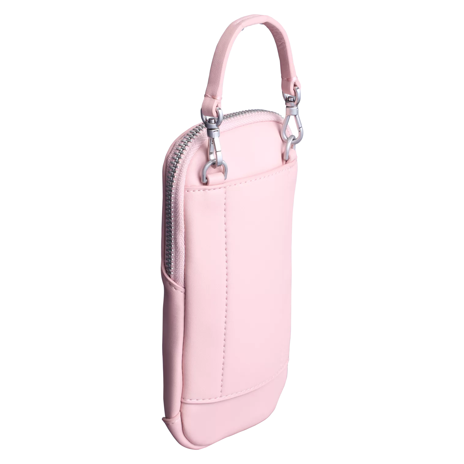 The Stanley Cross Bottle Midi Phone Keys Wallet Case In Rose Quartz Pink