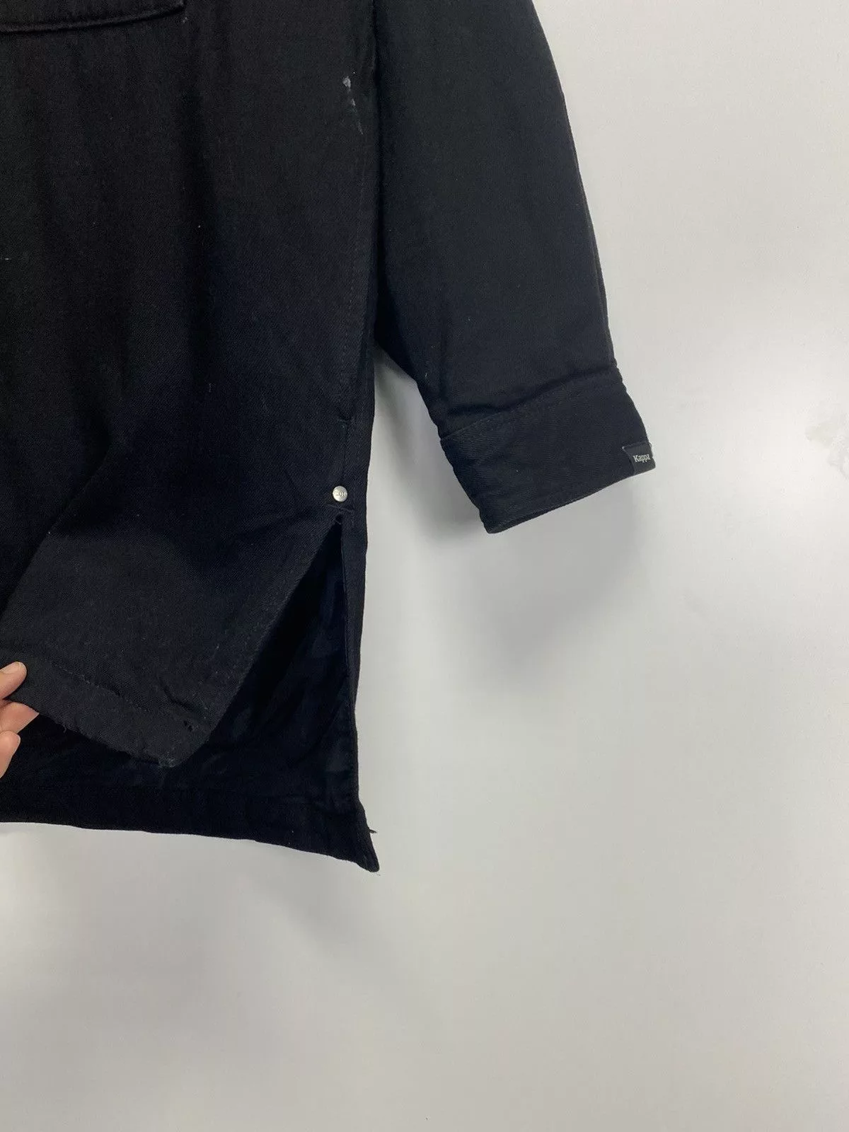 GU Light Jackets GU × Kappa Kappa Button Jacket Black