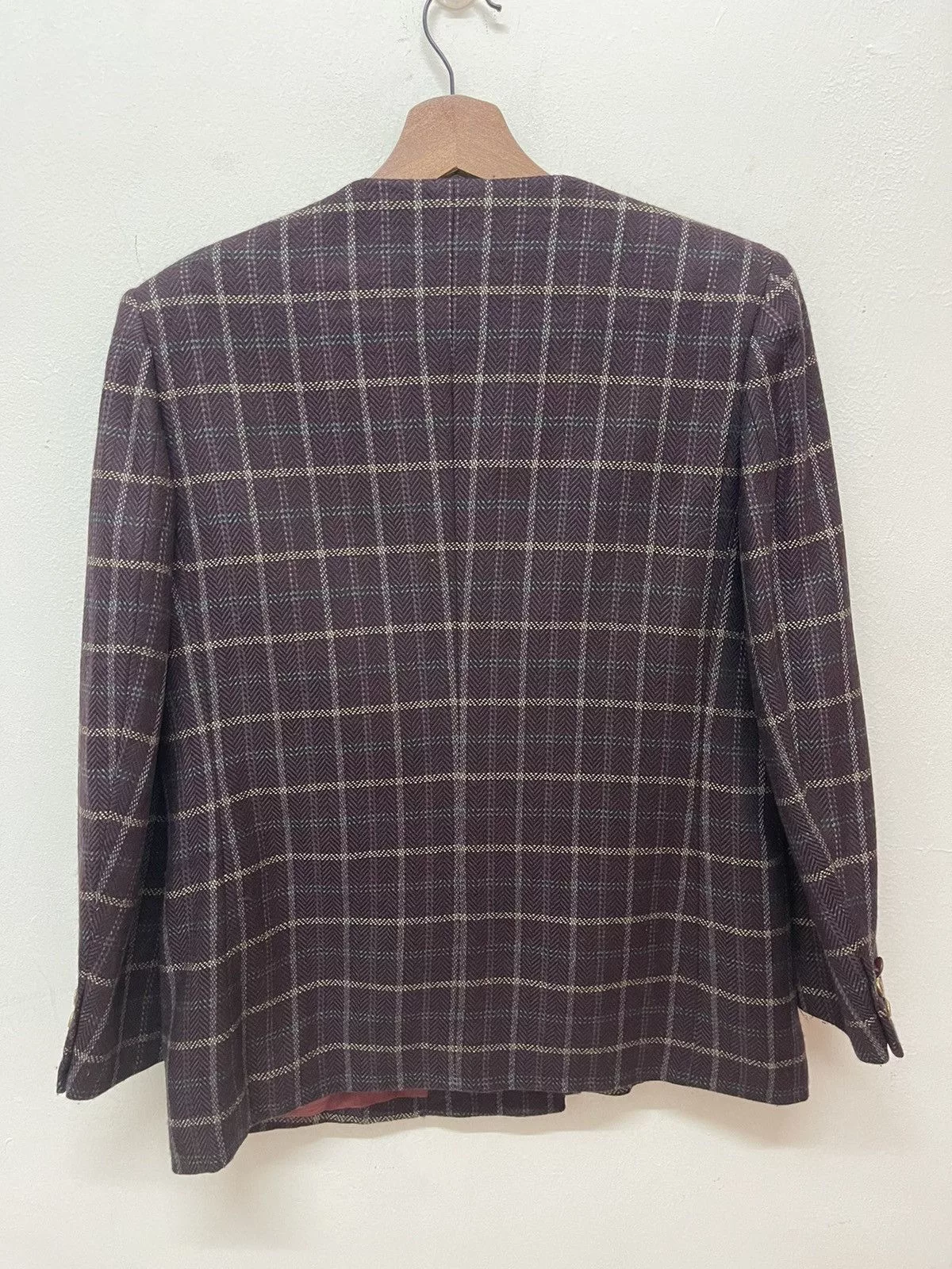 Burberry Jackets Burberry × Vintage VINTAGE CHECK BURBERRY JACKET COAT Red