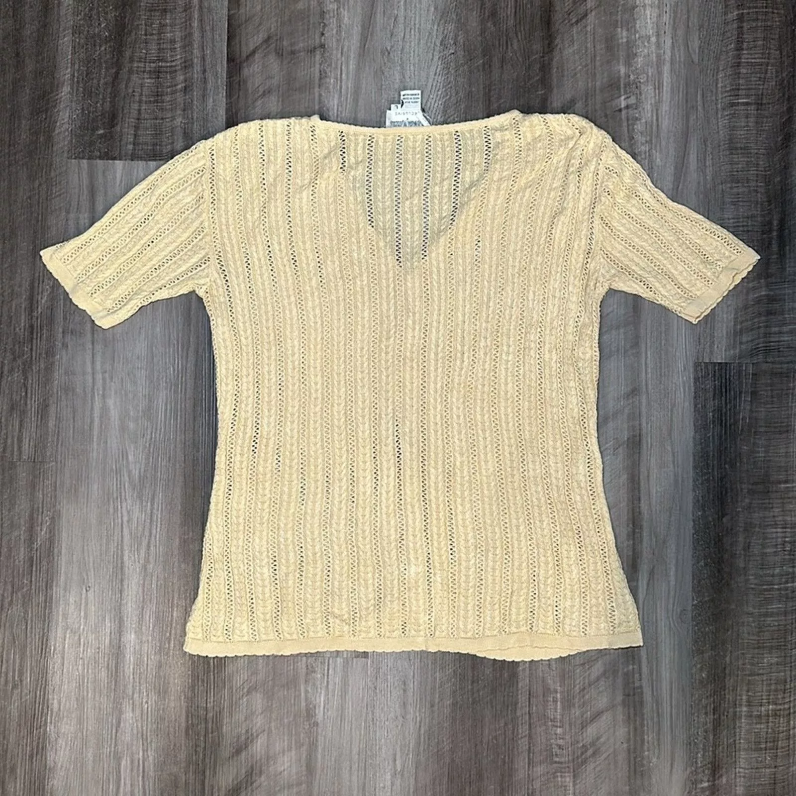 Neiman Marcus Blouses Neiman Marcus Exclusive Silk Blouse - Large Gold