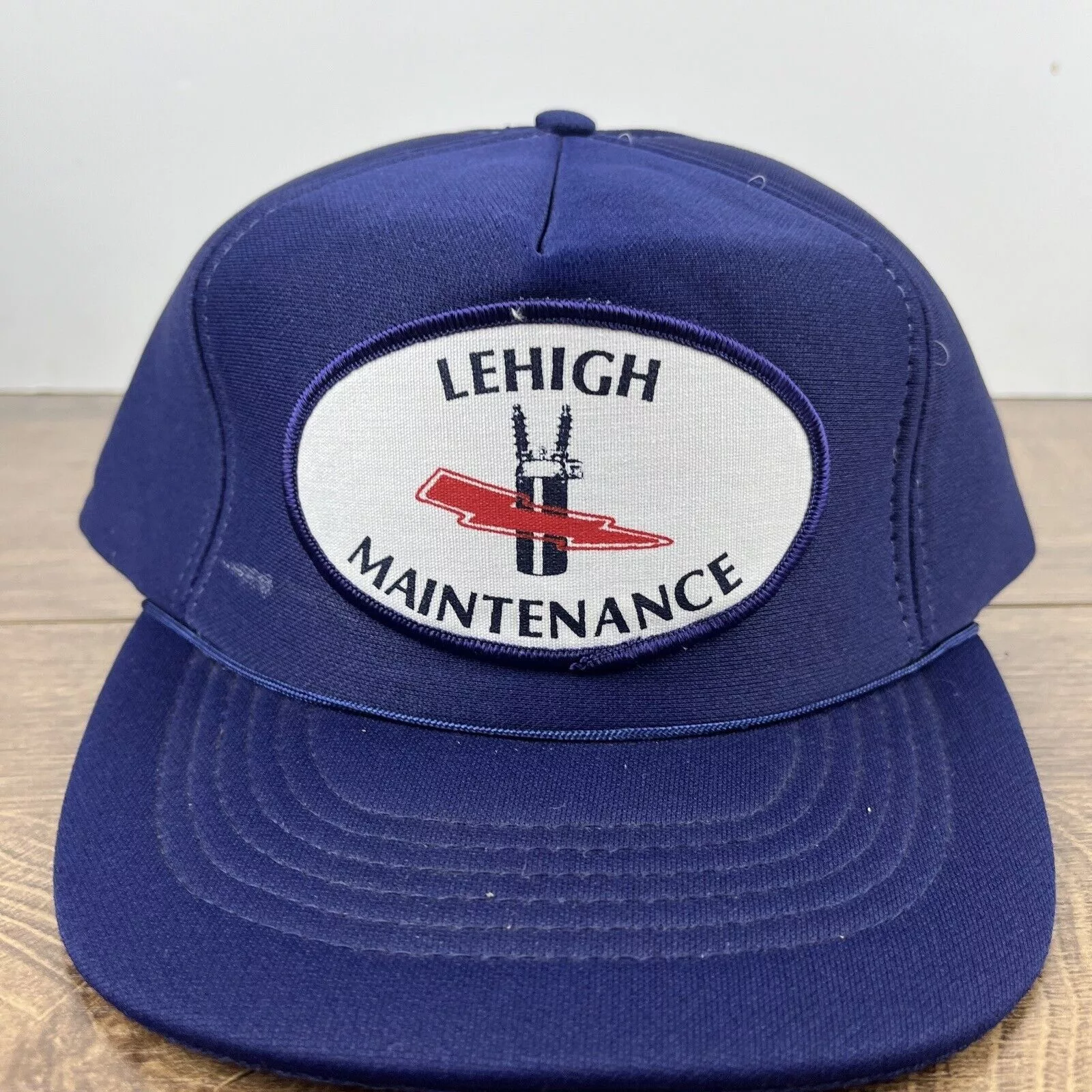 Other Hats Other Lehigh Maintenance Hat Lehigh Blue Hat Adjustable Adult Size