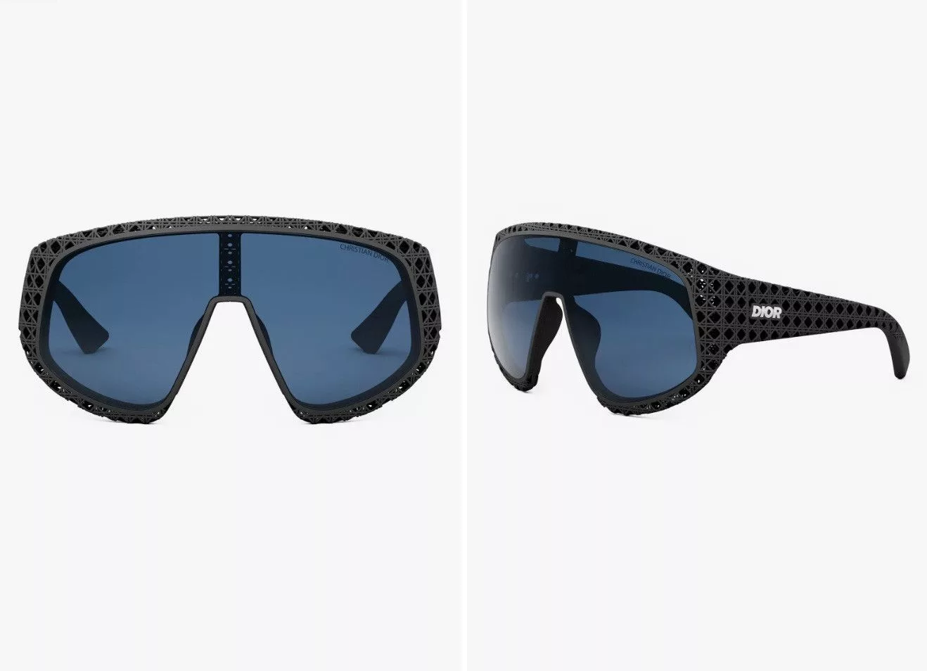 Dior Sunglasses Dior3D M1U Mask 3D Printed Shield Sunglasses Blue