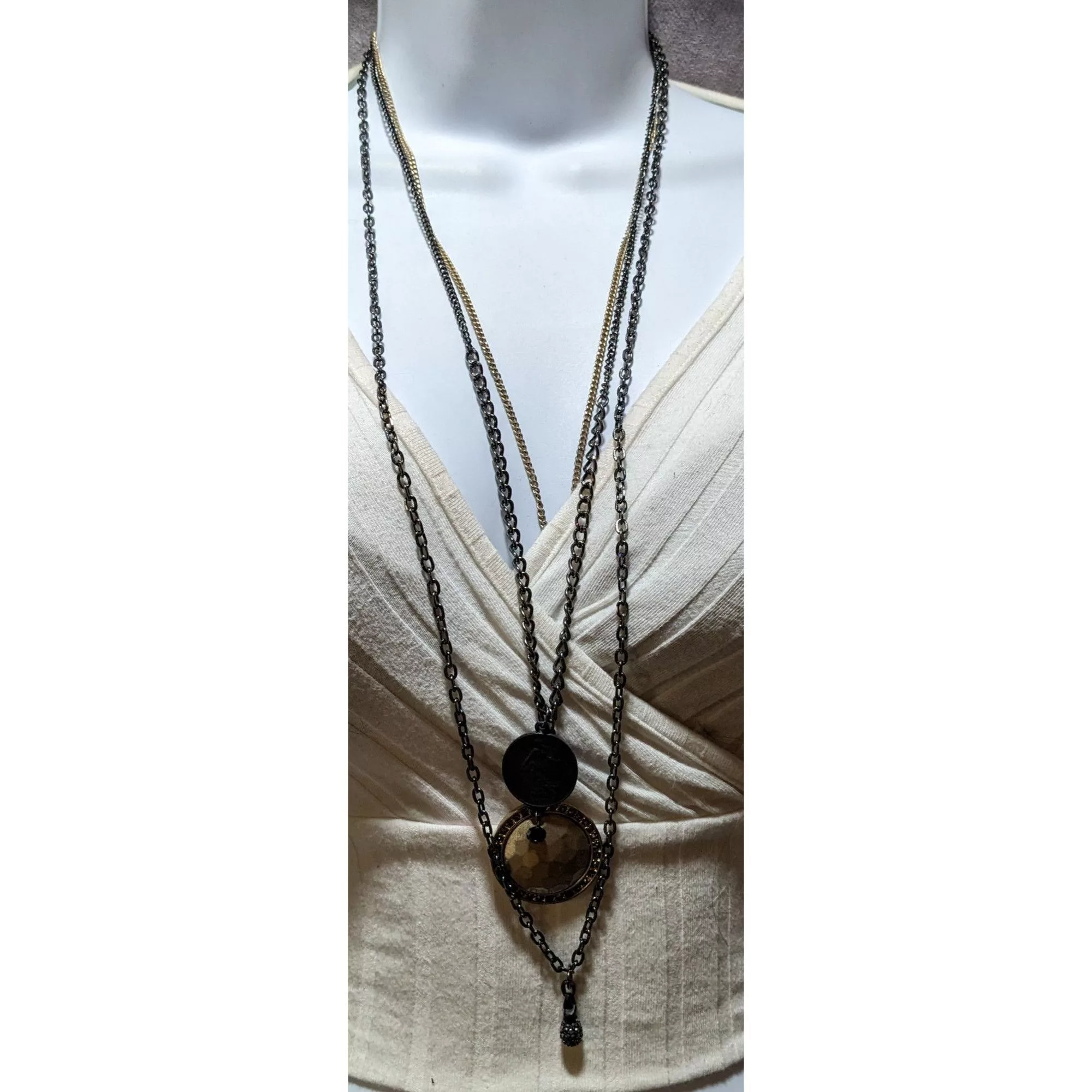 Other Necklaces Other Multilayer Medallion Necklace