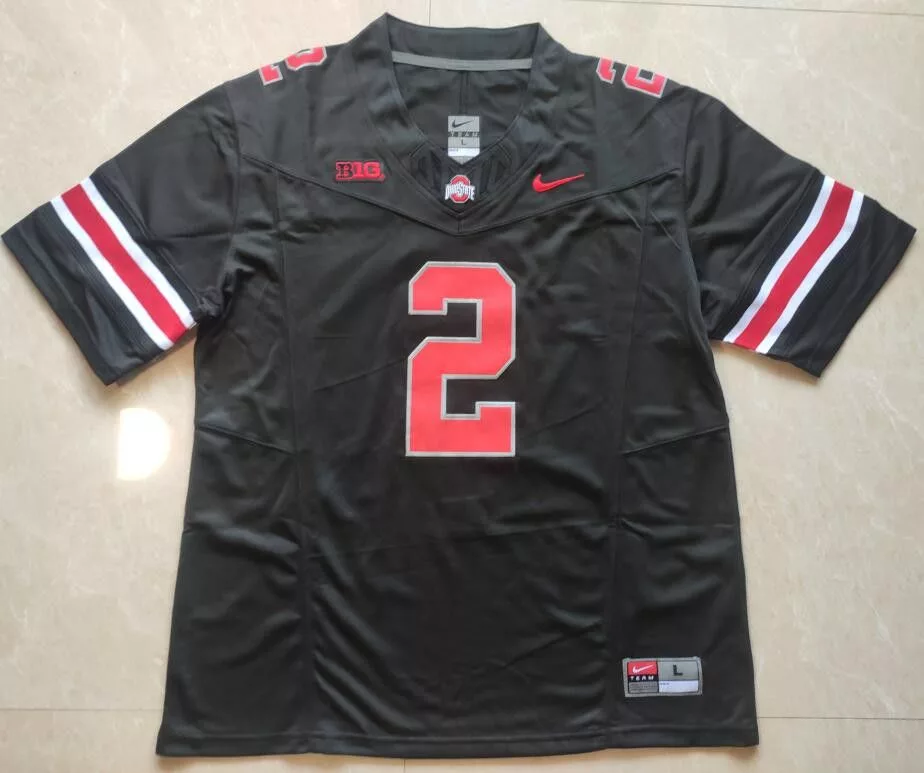 Other Jerseys Other Men's Ohio State Buckeyes #2 Caleb Downs Jersey Black