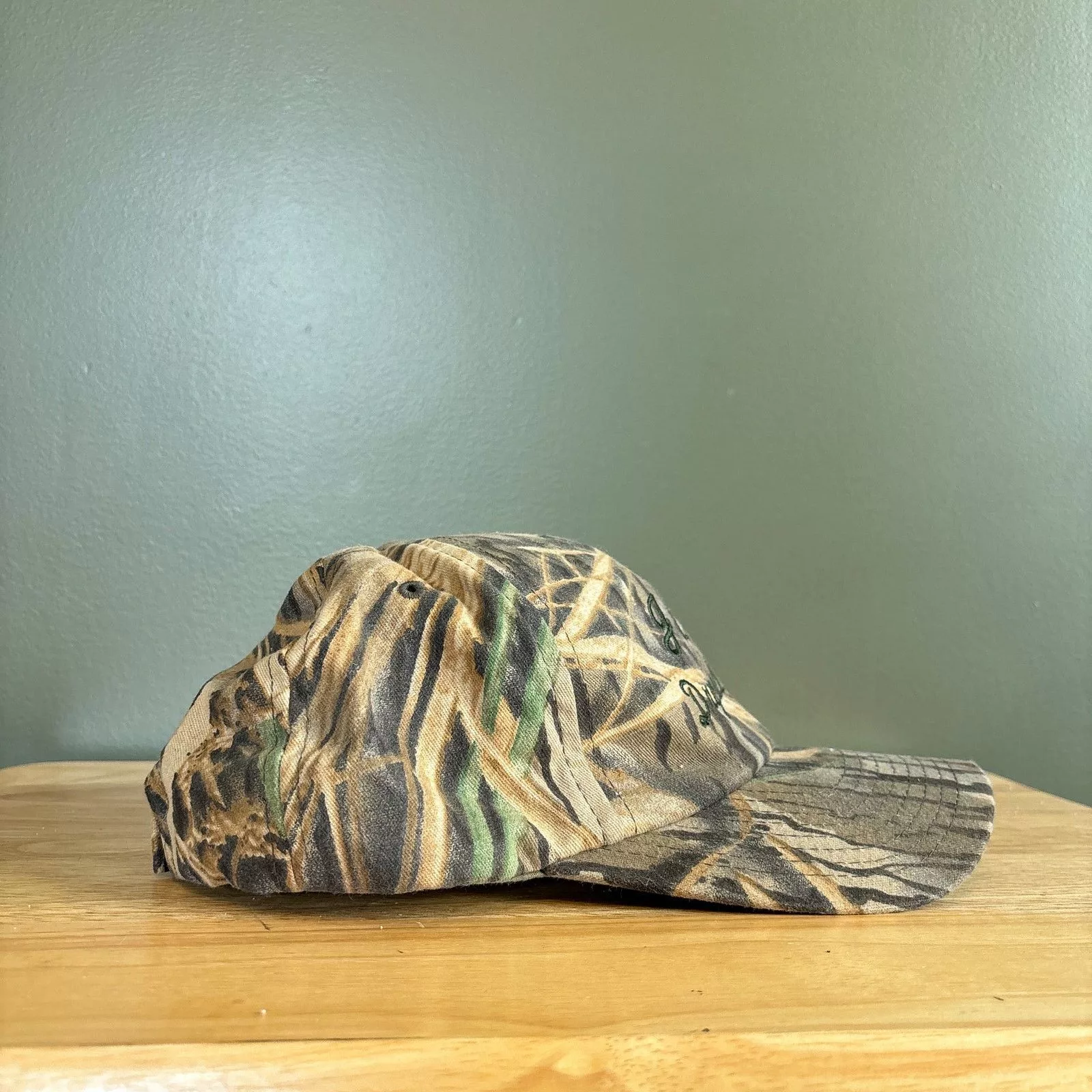 Yupong Hats Yupong J & D Drywall Marsh Camouflage Retro Strapback Hat Brown