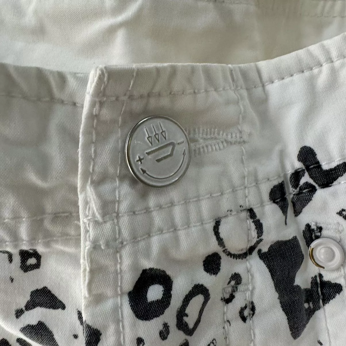 Diesel Shorts Diesel Grafitti Shorts White