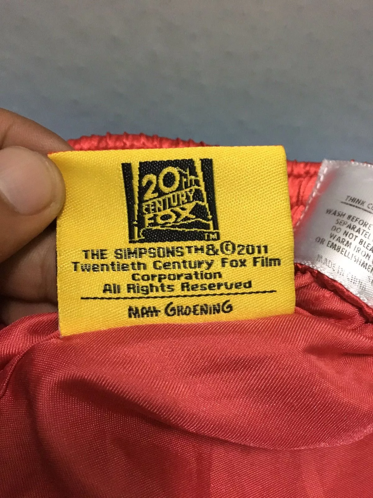 FINAL DROP🔥The simpsons shorts like boxer polyester material Red