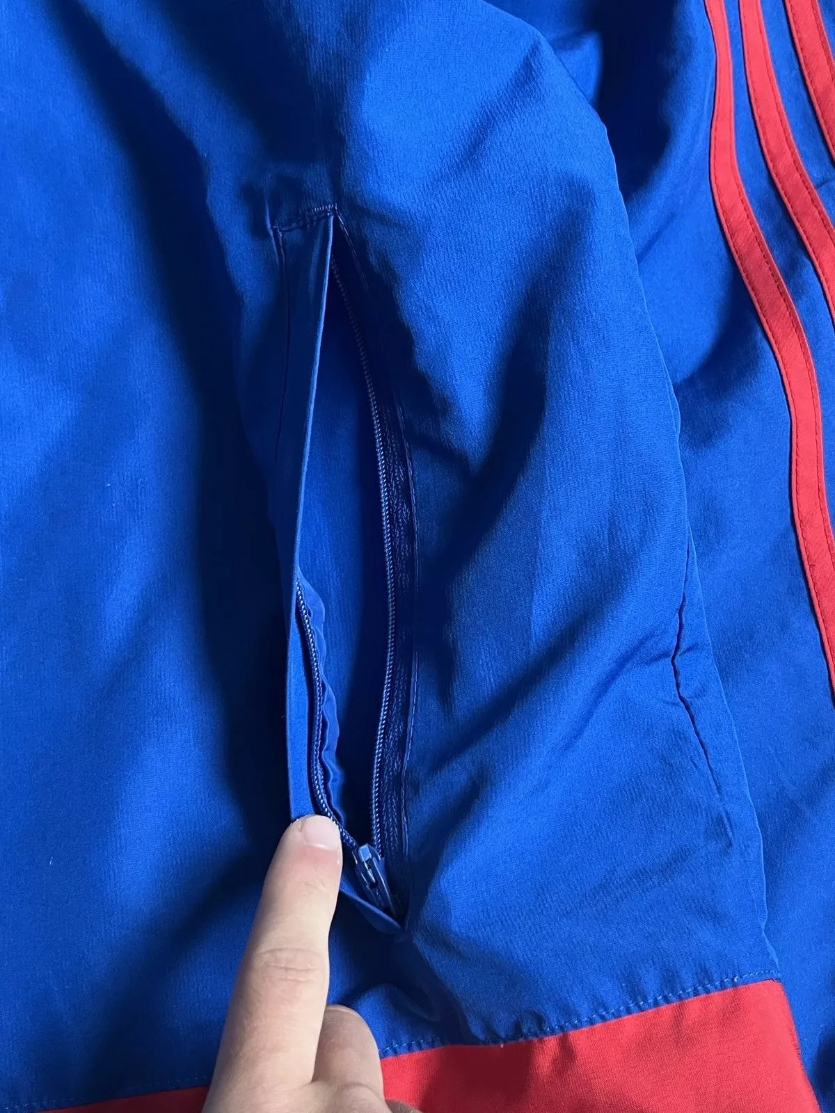 Adidas Light Jackets Adidas × Vintage Vintage Adidas 2015 Manchester United Jacket Blue Sportswear
