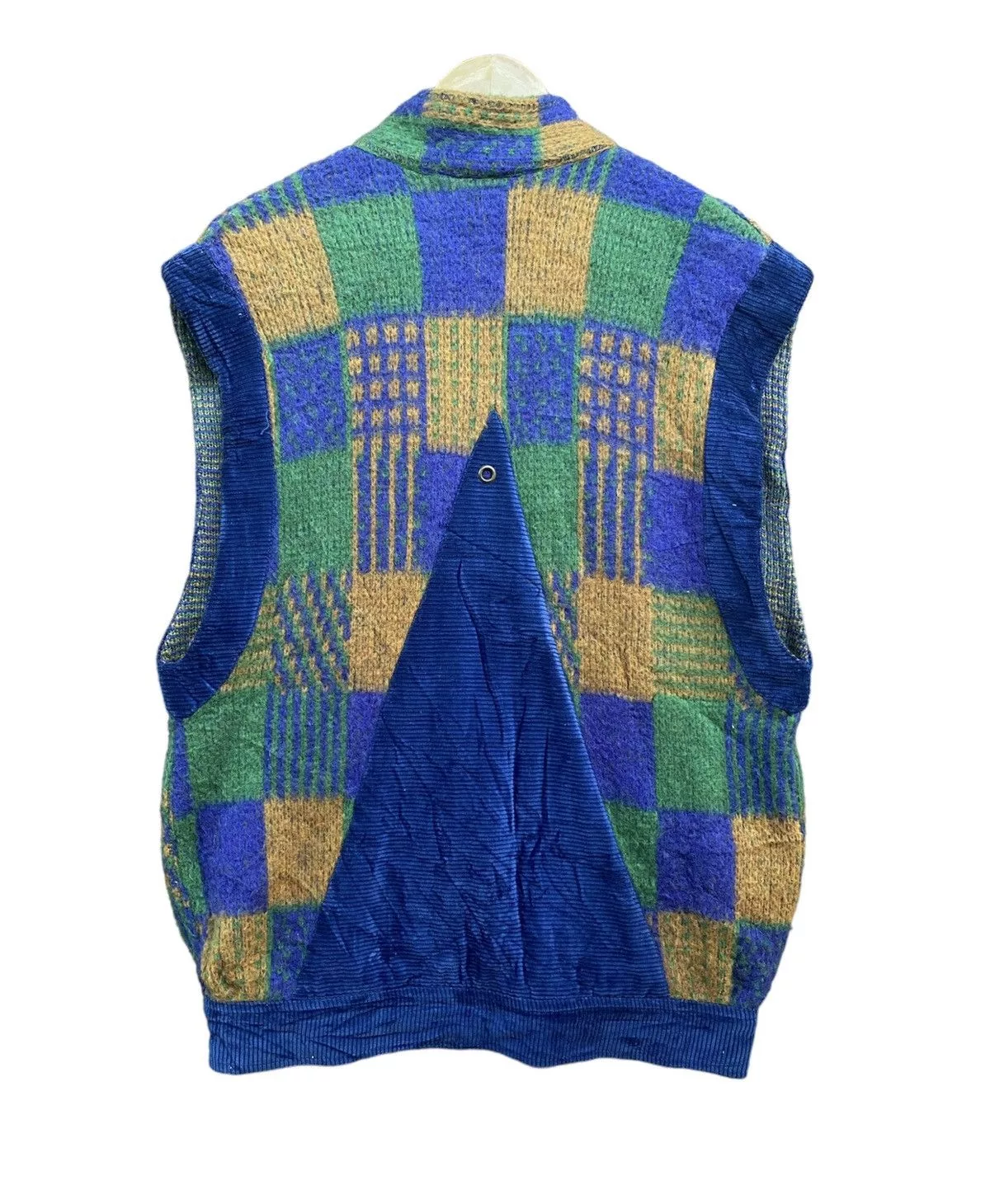 Designer Vests Designer × Vintage Vintage Creola Vests like Patchwork Wool Multi Avant-Garde