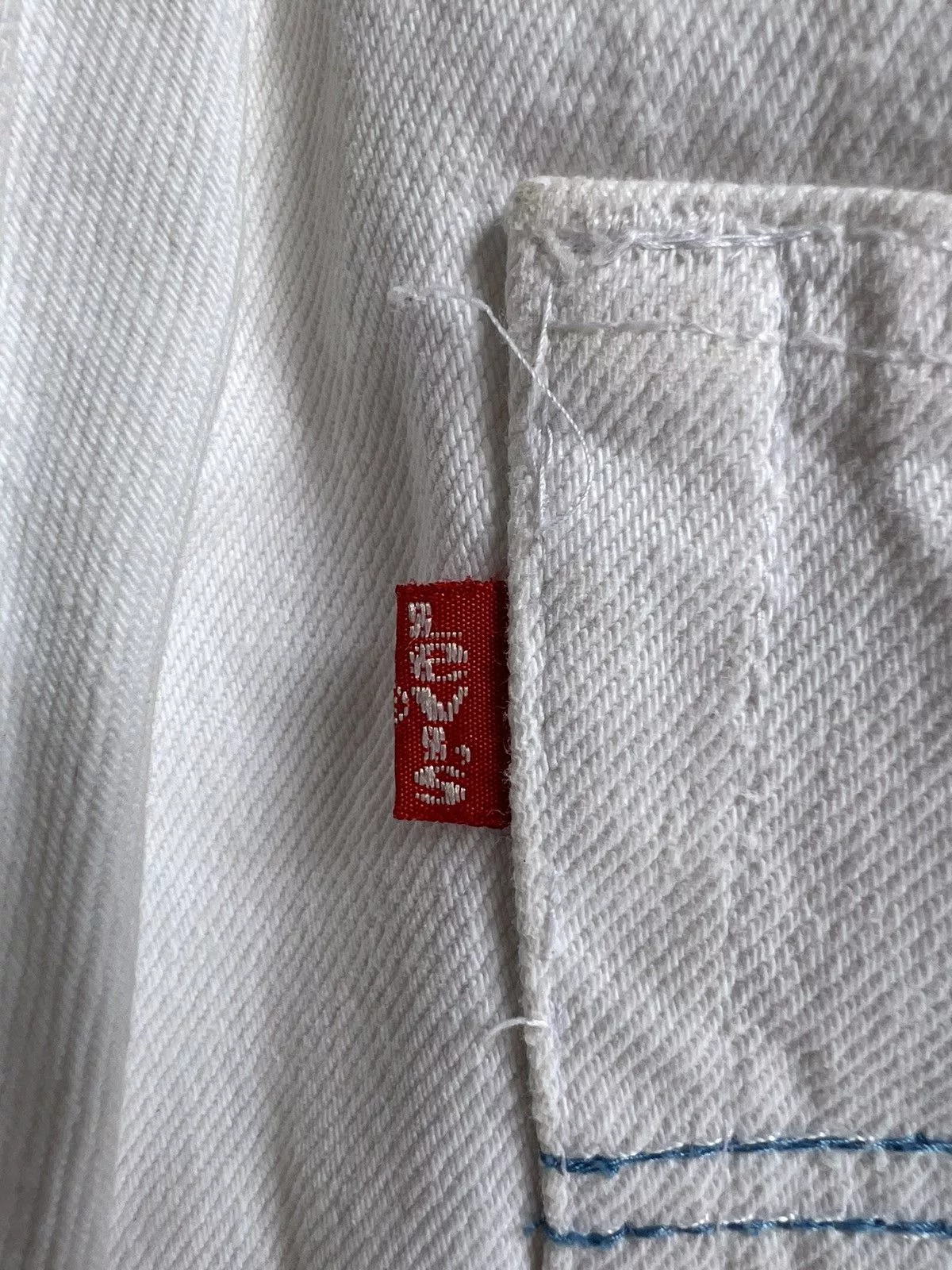 Levi's Denim Levi's × Vintage Vintage Levis 501 White