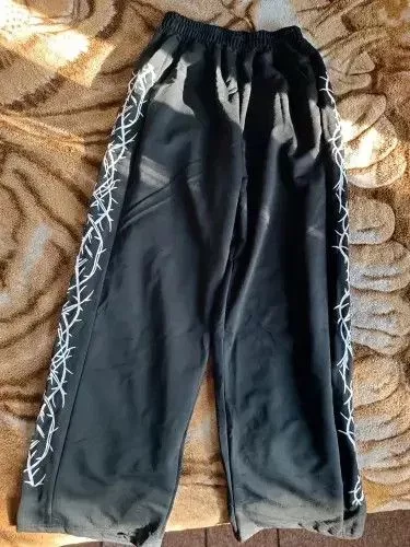 Jean Casual Pants Jean Oversize Wide Pant Black Avant-Garde