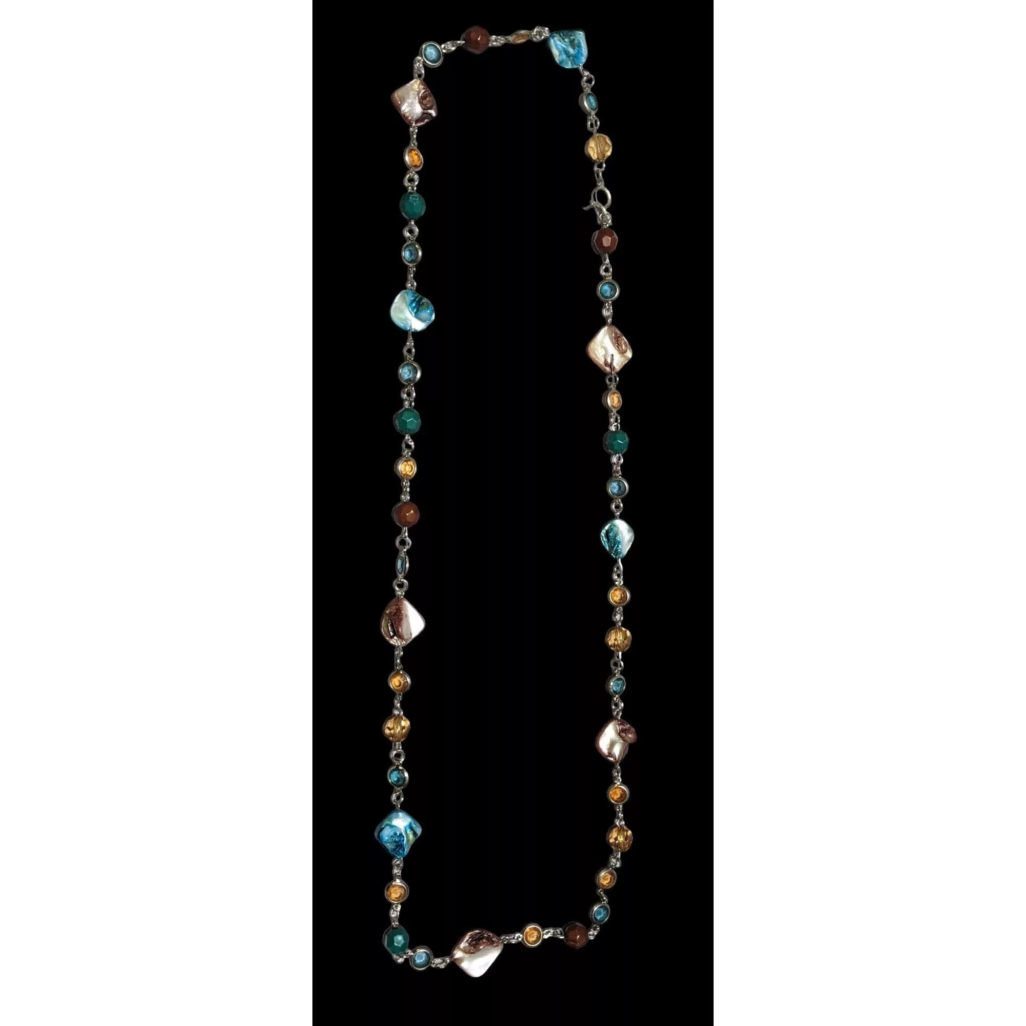 Other Necklaces Other Beachy Bohemian Shell Beaded Necklace Multi