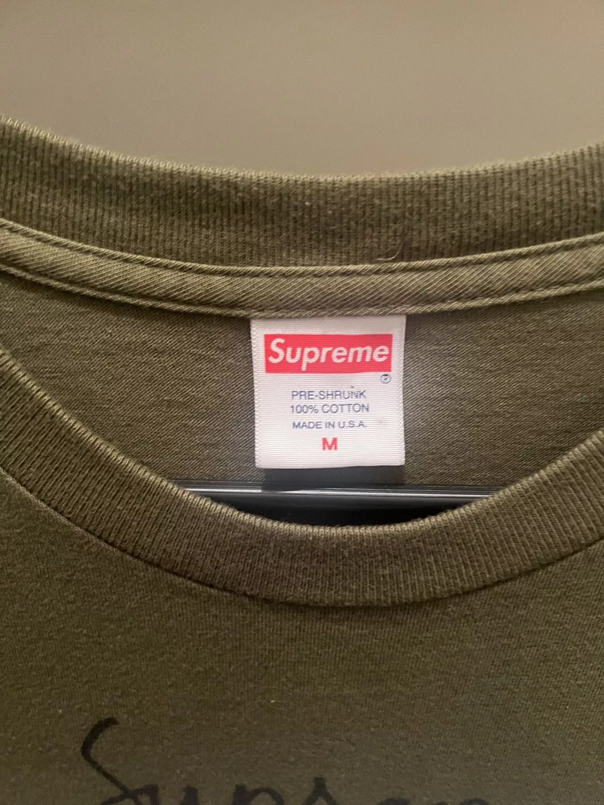 Supreme Short Sleeve T Shirts Supreme Madonna Tee Green