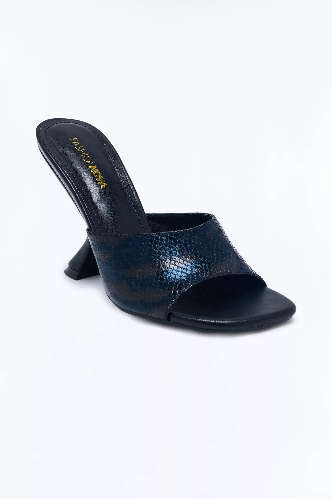On Cue Novelty Heels - Black
