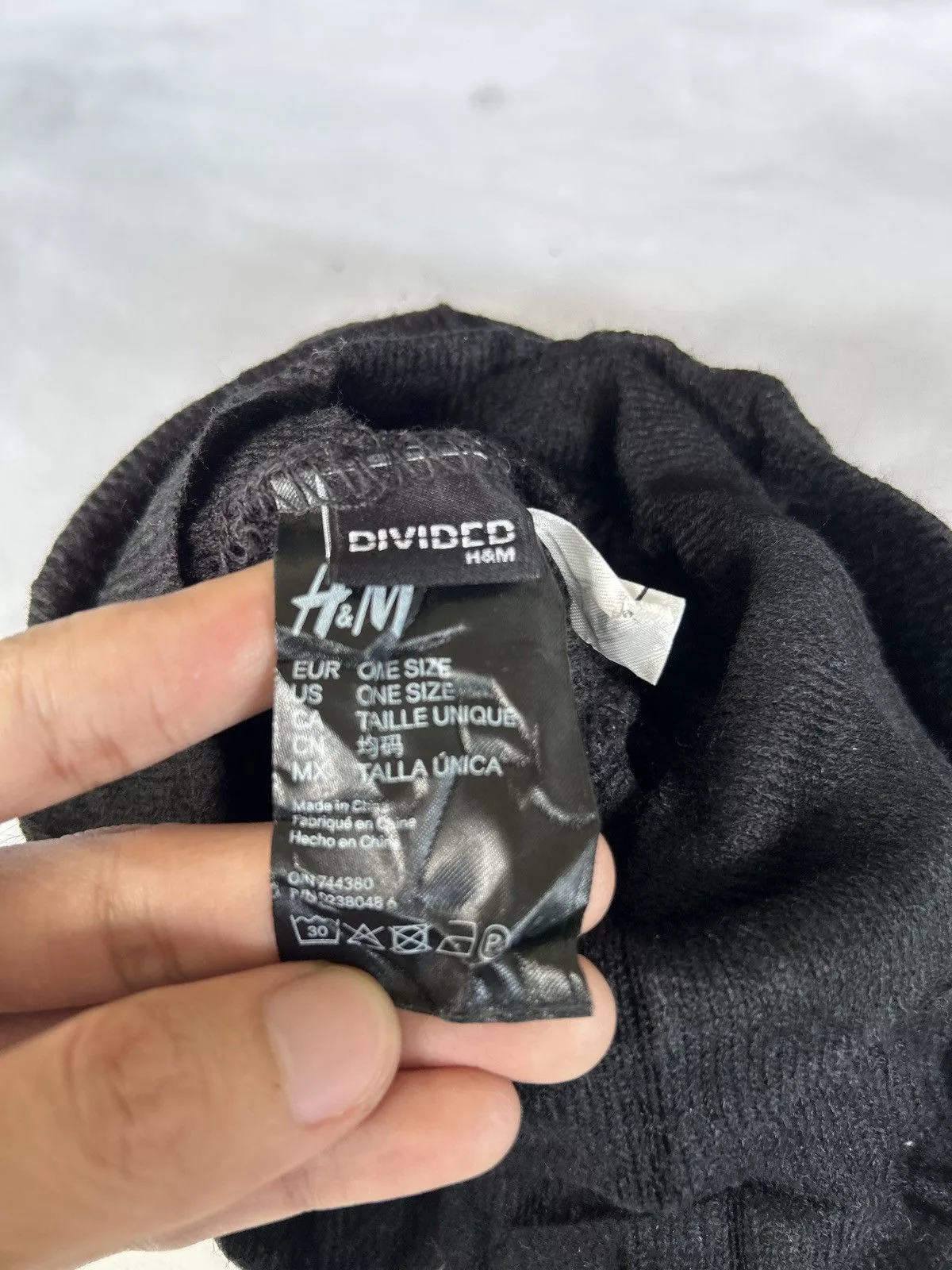 Mickey Mouse Hats Mickey Mouse × Other Bunny Horn devil Mickey beanie hats Black Streetwear