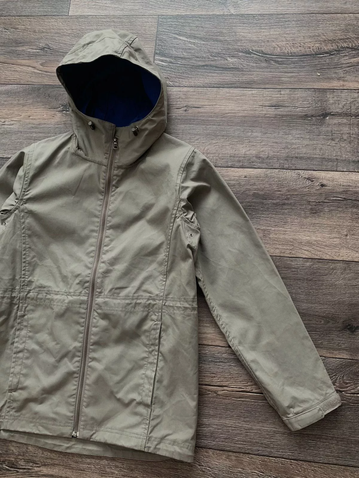Jil Sander Light Jackets Jil Sander × Uniqlo Jil Sanser & Uniqlo +J Beige Men’s Cotton Hooded Jacket