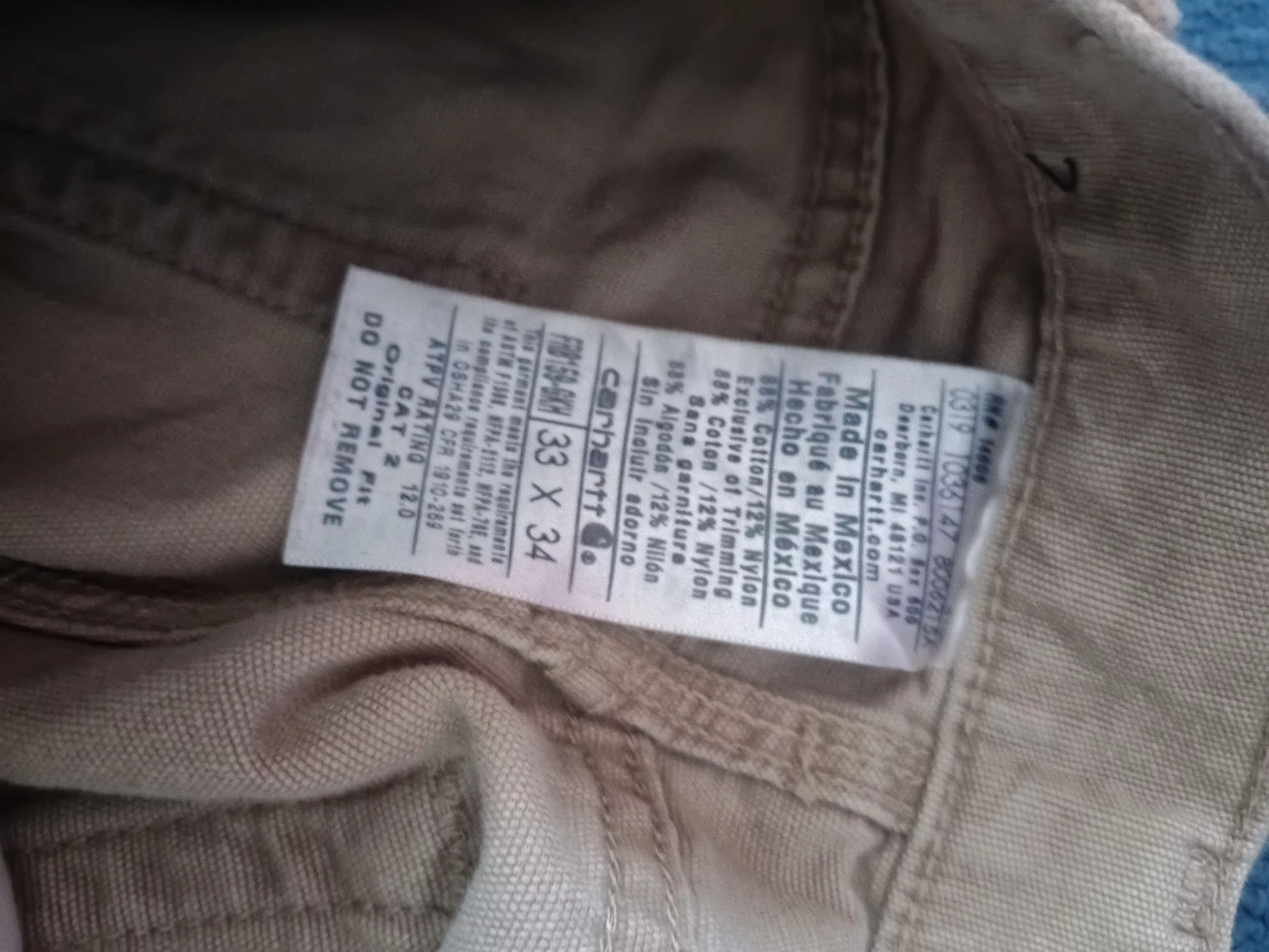 Carhartt Casual Pants Carhartt Patch Work Pant Brown