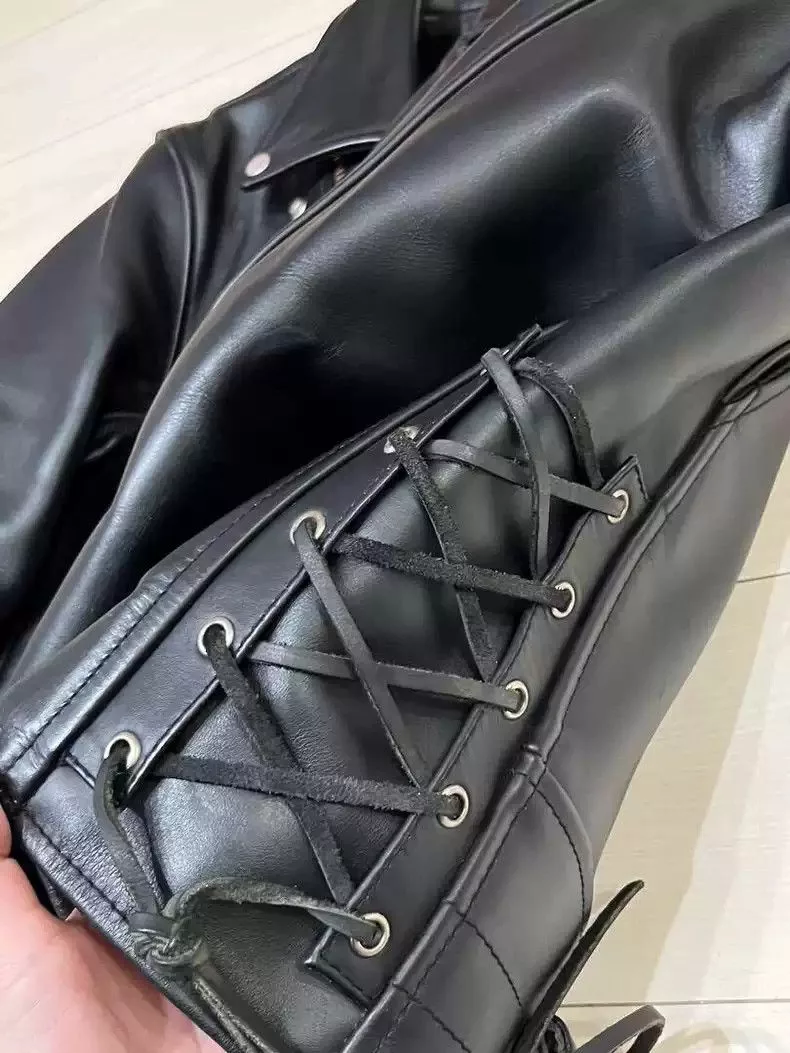 Kadoya Leather Jackets kadoyaXiela leather clothes Black