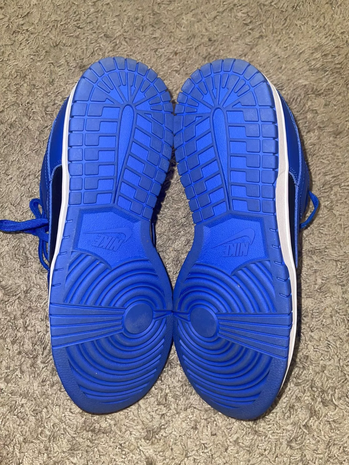 Nike Casual Leather Shoes Nike Dunk Low Retro Hyper Cobalt Multi