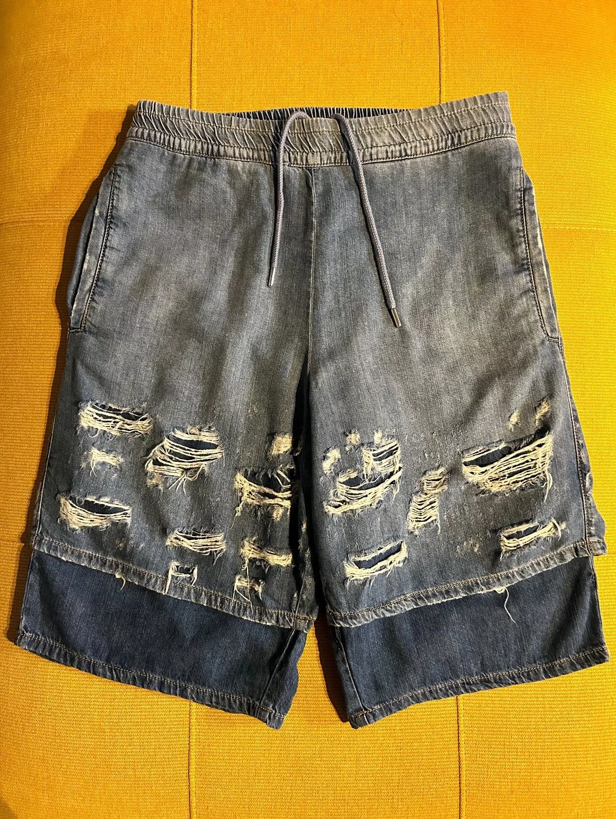 Diesel Shorts Diesel D-HORTY DENIM SHORTS Blue