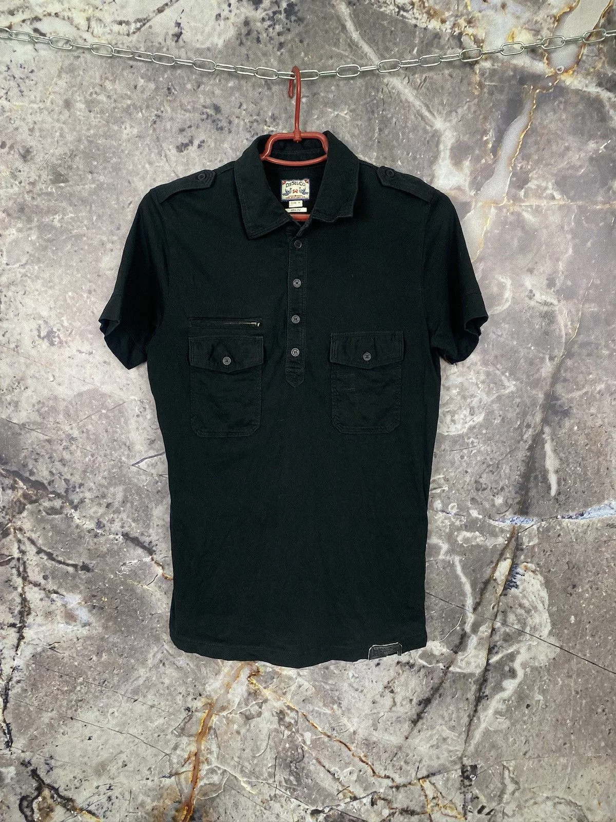 Diesel Button Ups Diesel × Vintage Women’s Diesel-Co Shirt Vintage Luxury Size Medium Black