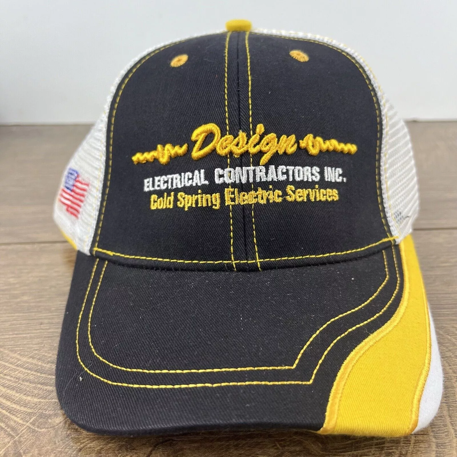 Other Hats Other Design Electrical Contractors Hat Black Cap Hat Adjustable H