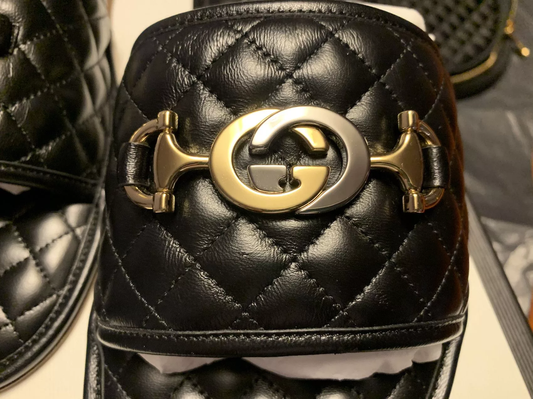 Gucci Sandals Gucci FW'19 Slides Interlocking G Horsebit Black