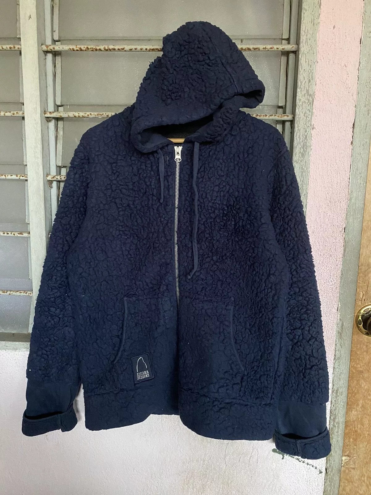 Sierra Designs Light Jackets Sierra Designs ⚡️Steals⚡️ Sierra Design Deep Pile Hoodies Jacket Blue Gorpcore