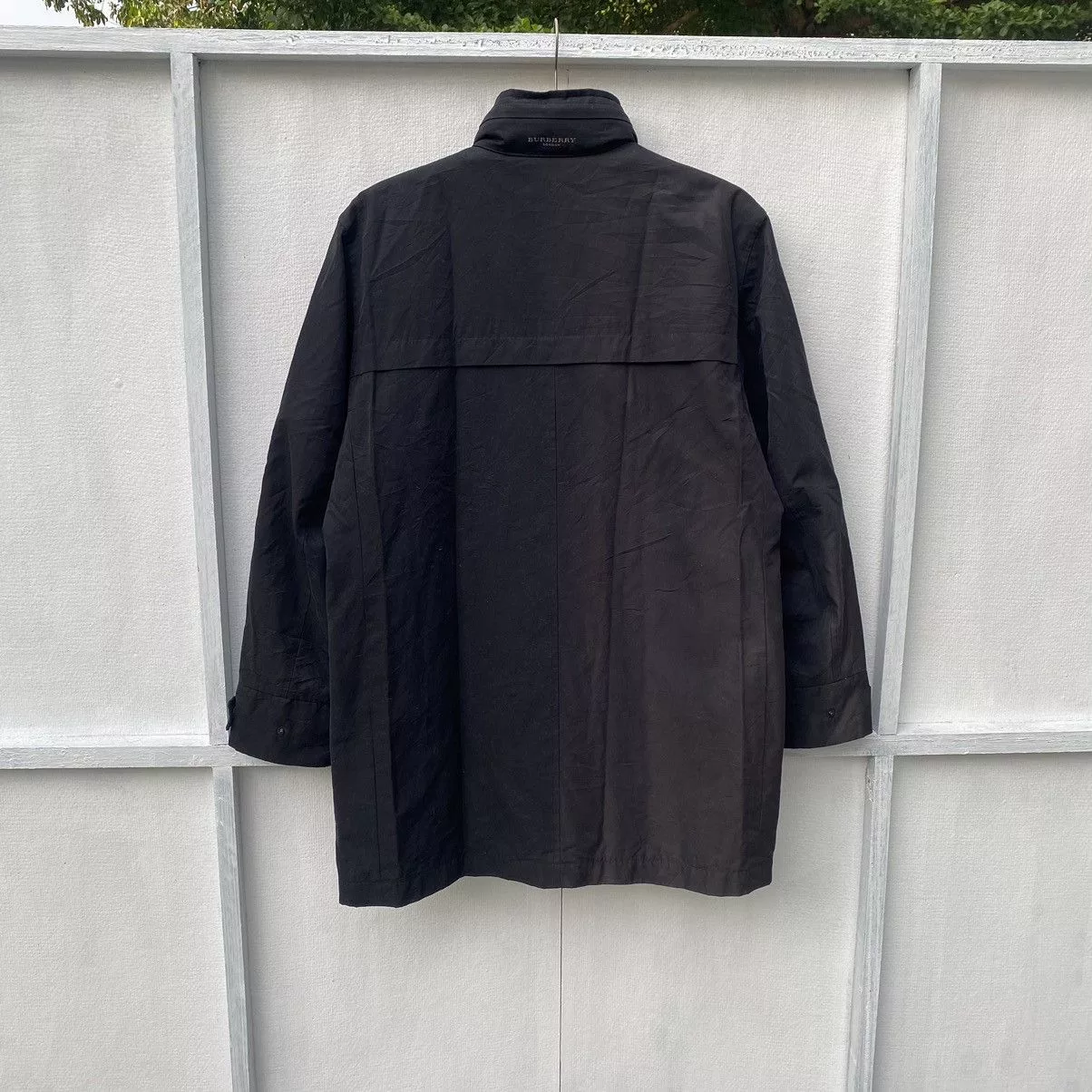 Vintage Burberry Parkas Jacket Black